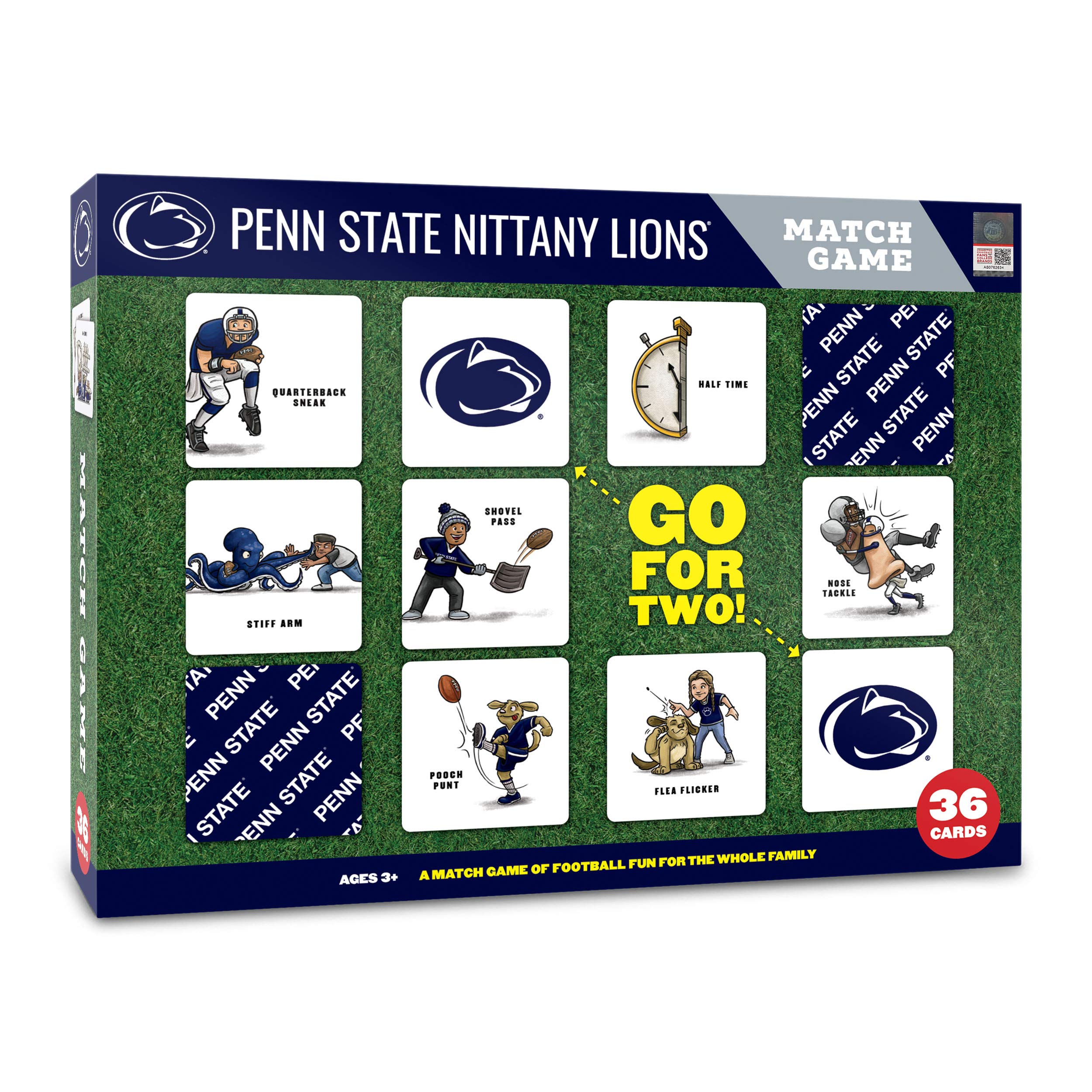 YouTheFan NCAA Penn State Nittany Lions Licensed Memory Match Game - Sports Collectibles, Sports Memorabilia, Sports Fan Shop, Sports Gifts