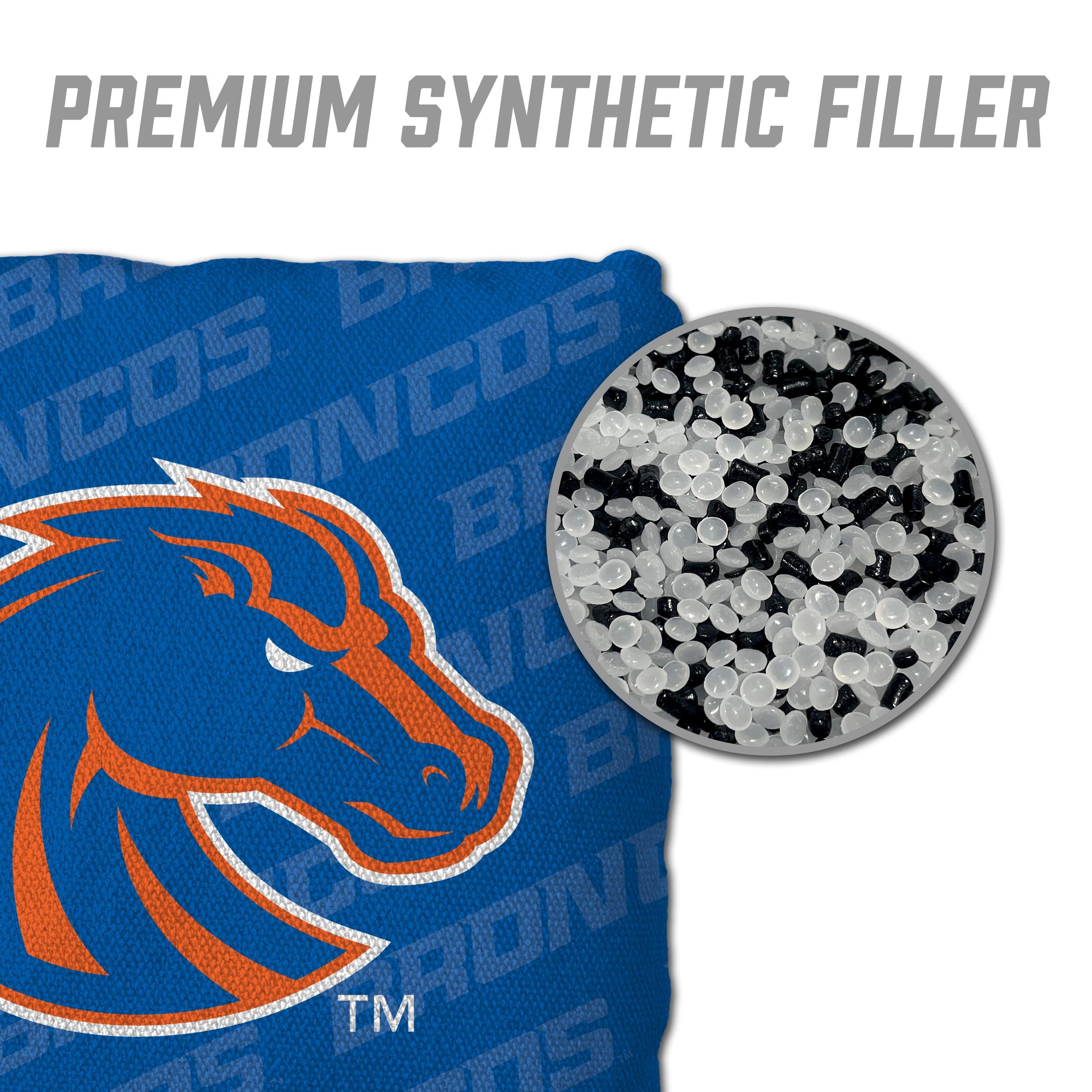 YouTheFan NCAA Boise State Broncos Cornhole Bags - 4PK - Blue - Sports Collectibles, Sports Memorabilia, Sports Fan Shop, Sports Gifts
