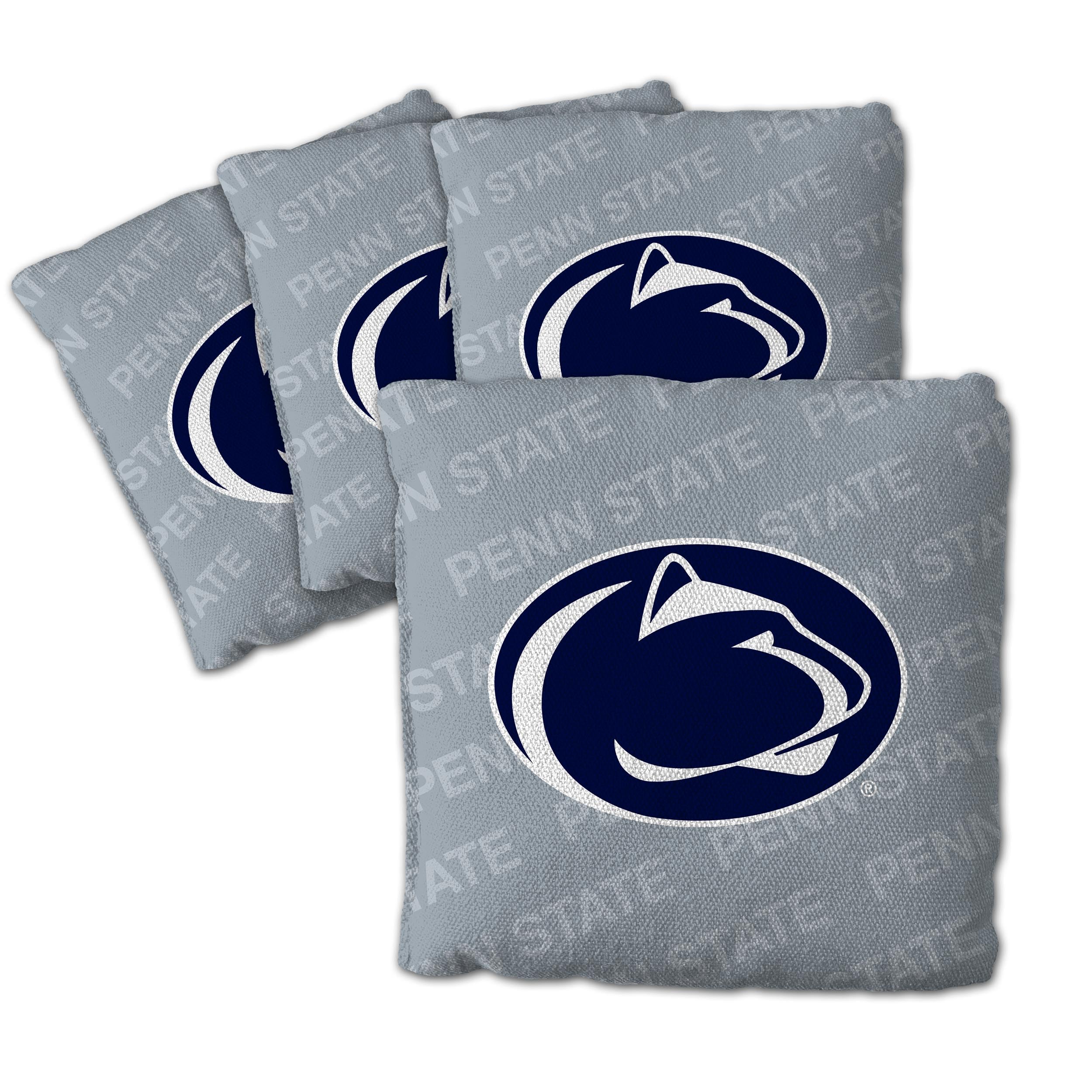YouTheFan NCAA Penn State Nittany Lions Cornhole Bags - 4PK - Grey - Sports Collectibles, Sports Memorabilia, Sports Fan Shop, Sports Gifts