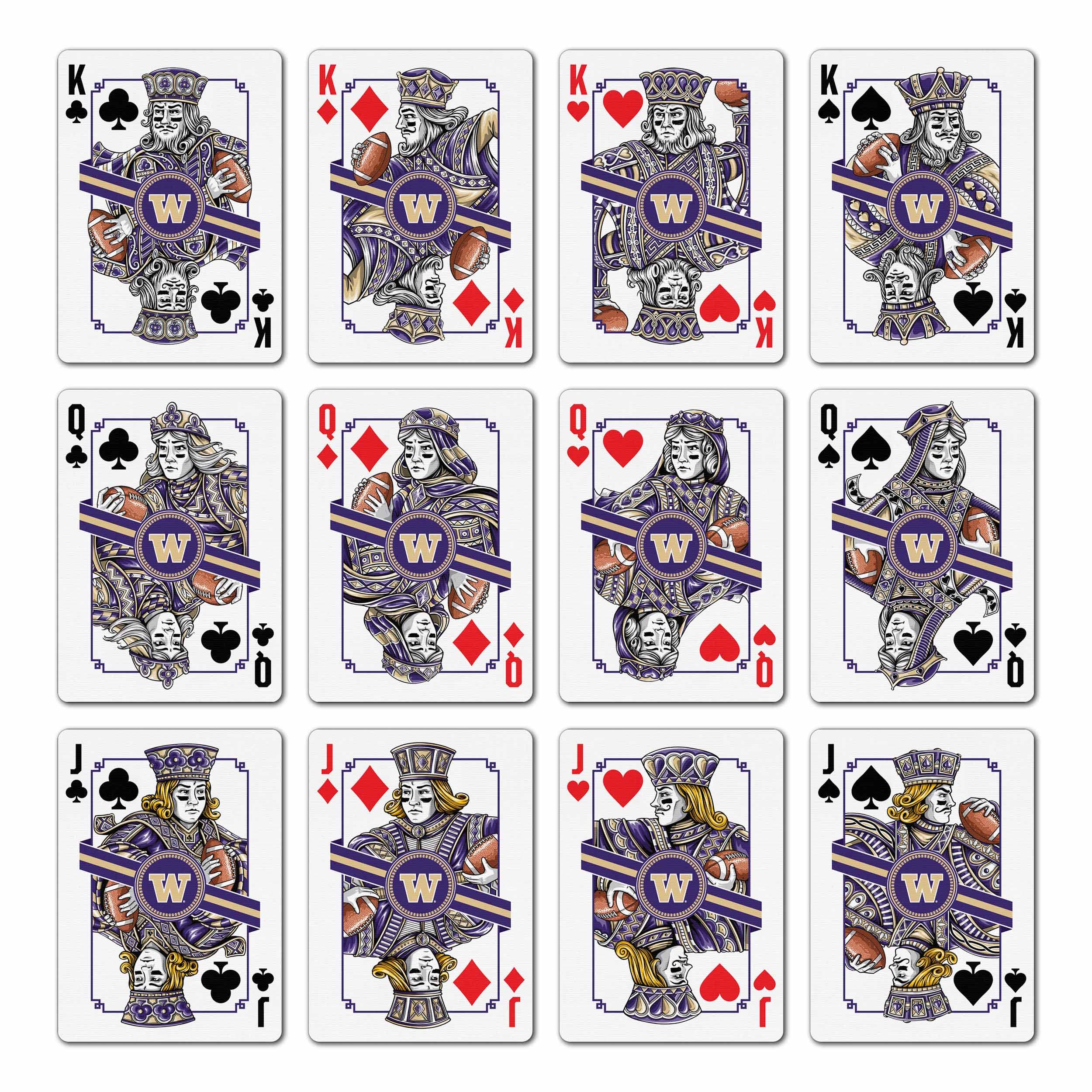 YouTheFan NCAA Washington Huskies Classic Series Playing Cards - Sports Collectibles, Sports Memorabilia, Sports Fan Shop, Sports Gifts