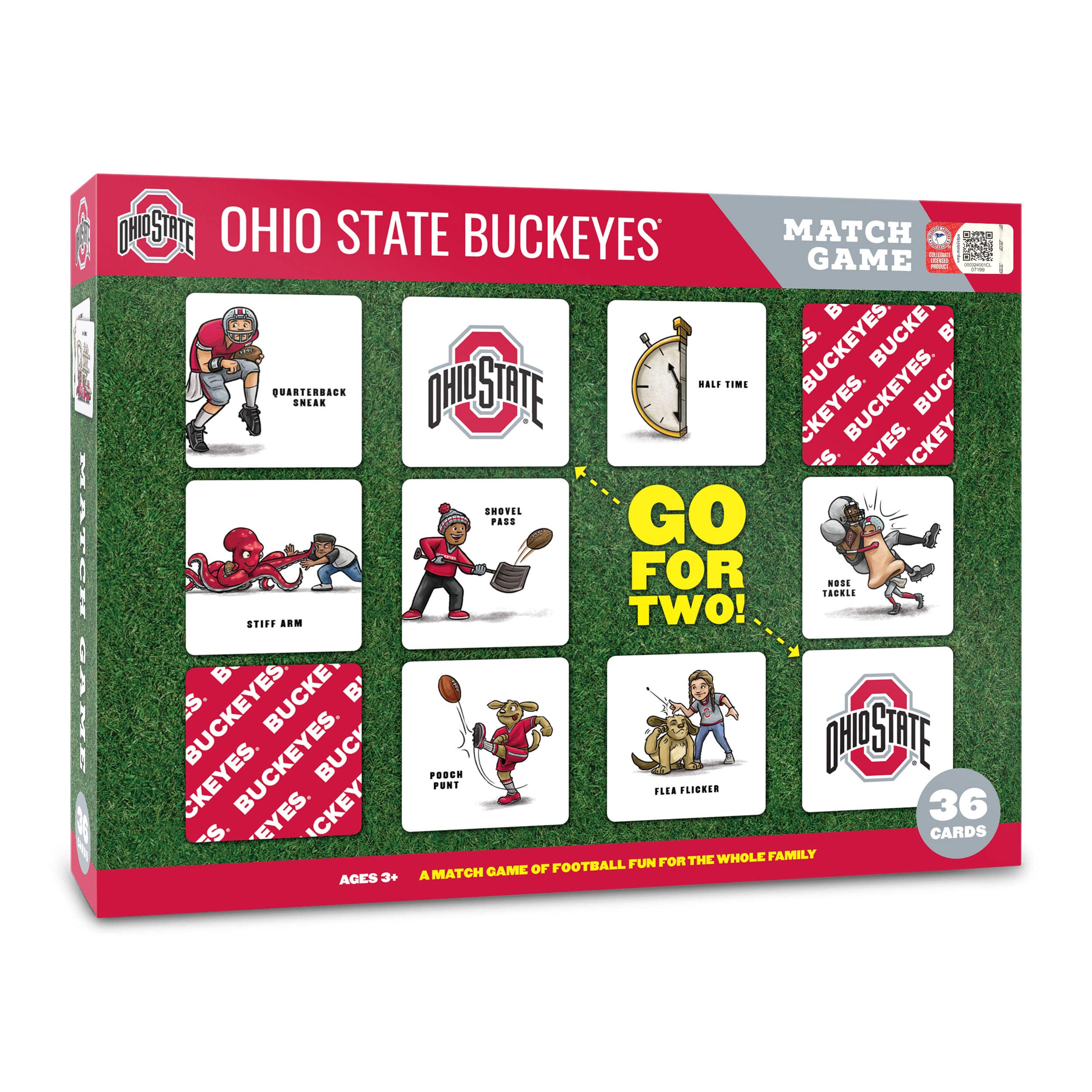 YouTheFan Memory Match YouTheFan NCAA Memory Match Game, Team Colors, Medium US - Sports Collectibles, Sports Memorabilia, Sports Fan Shop, Sports Gifts