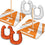 YouTheFan NCAA Tennessee Volunteers Horseshoe Bags - Sports Collectibles, Sports Memorabilia, Sports Fan Shop, Sports Gifts