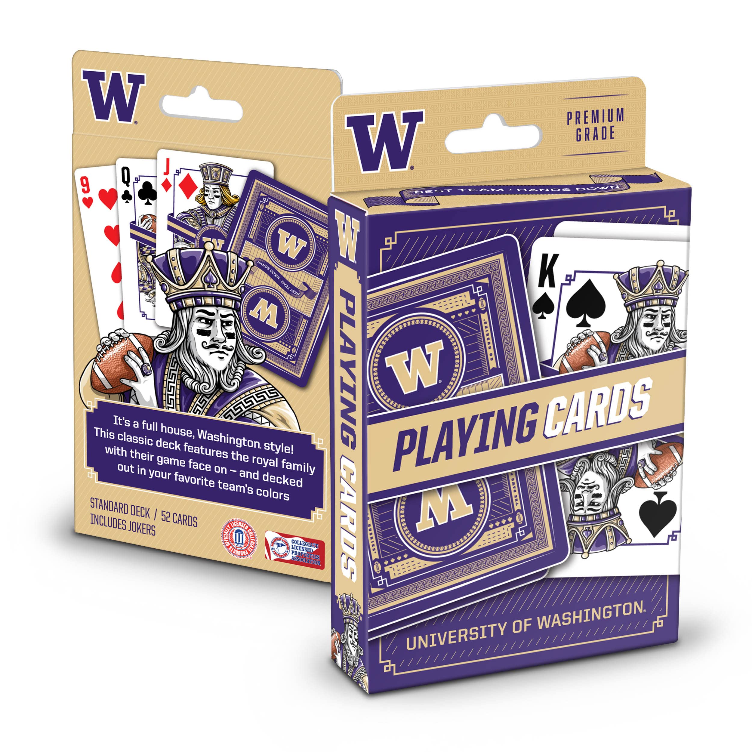 YouTheFan NCAA Washington Huskies Classic Series Playing Cards - Sports Collectibles, Sports Memorabilia, Sports Fan Shop, Sports Gifts
