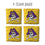 YouTheFan NCAA East Carolina Pirates Cornhole Bags - 4PK - Yellow - Sports Collectibles, Sports Memorabilia, Sports Fan Shop, Sports Gifts