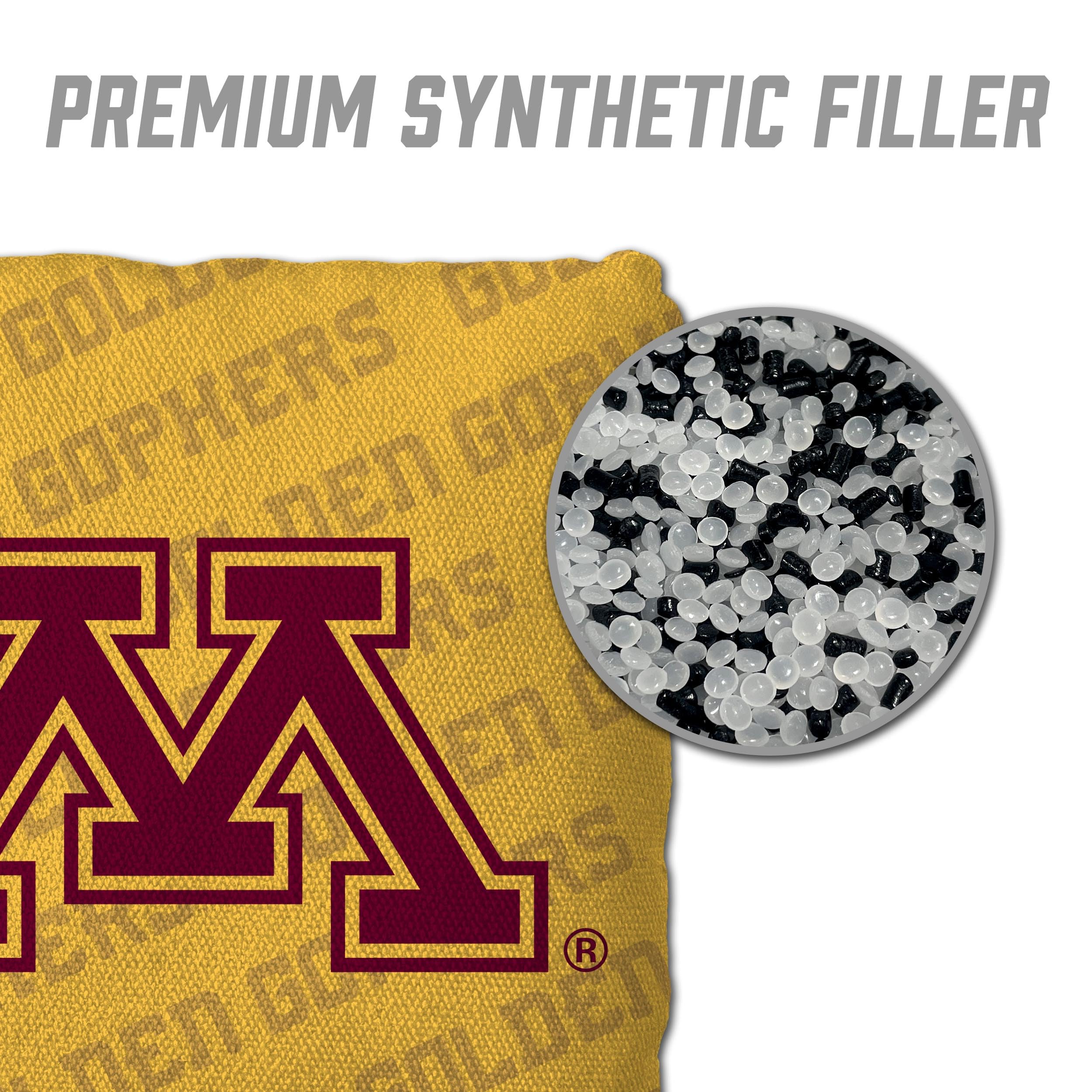 YouTheFan NCAA Minnesota Golden Gophers Cornhole Bags - 4PK - Yellow - Sports Collectibles, Sports Memorabilia, Sports Fan Shop, Sports Gifts