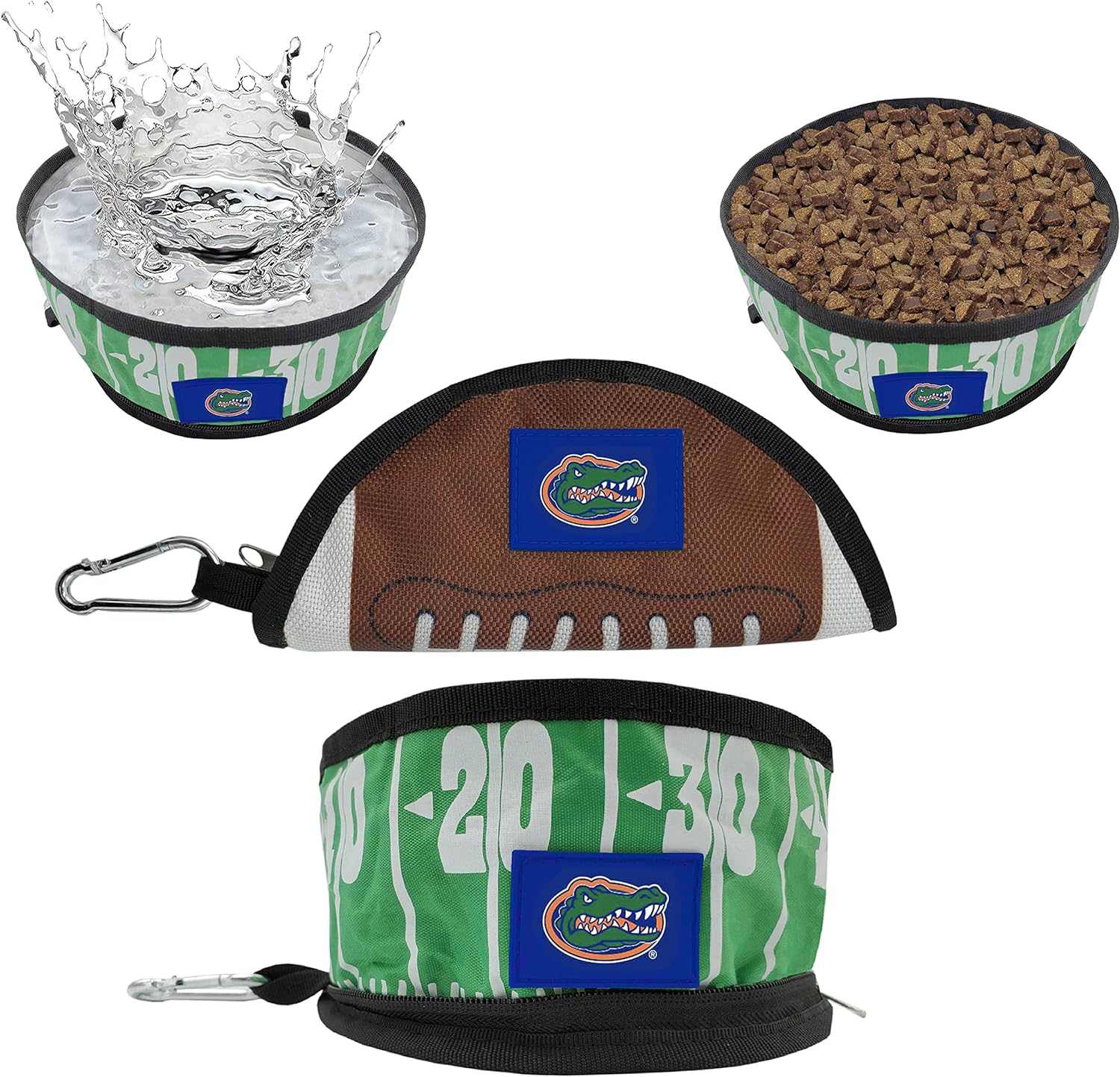 Florida Collapsible Pet Bowl by Pet First - Sports Collectibles, Sports Memorabilia, Sports Fan Shop, Sports Gifts
