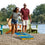 YouTheFan NFL Los Angeles Chargers 2’ x 3’ Wood Cornhole Game with Logo Bags - Sports Collectibles, Sports Memorabilia, Sports Fan Shop, Sports Gifts