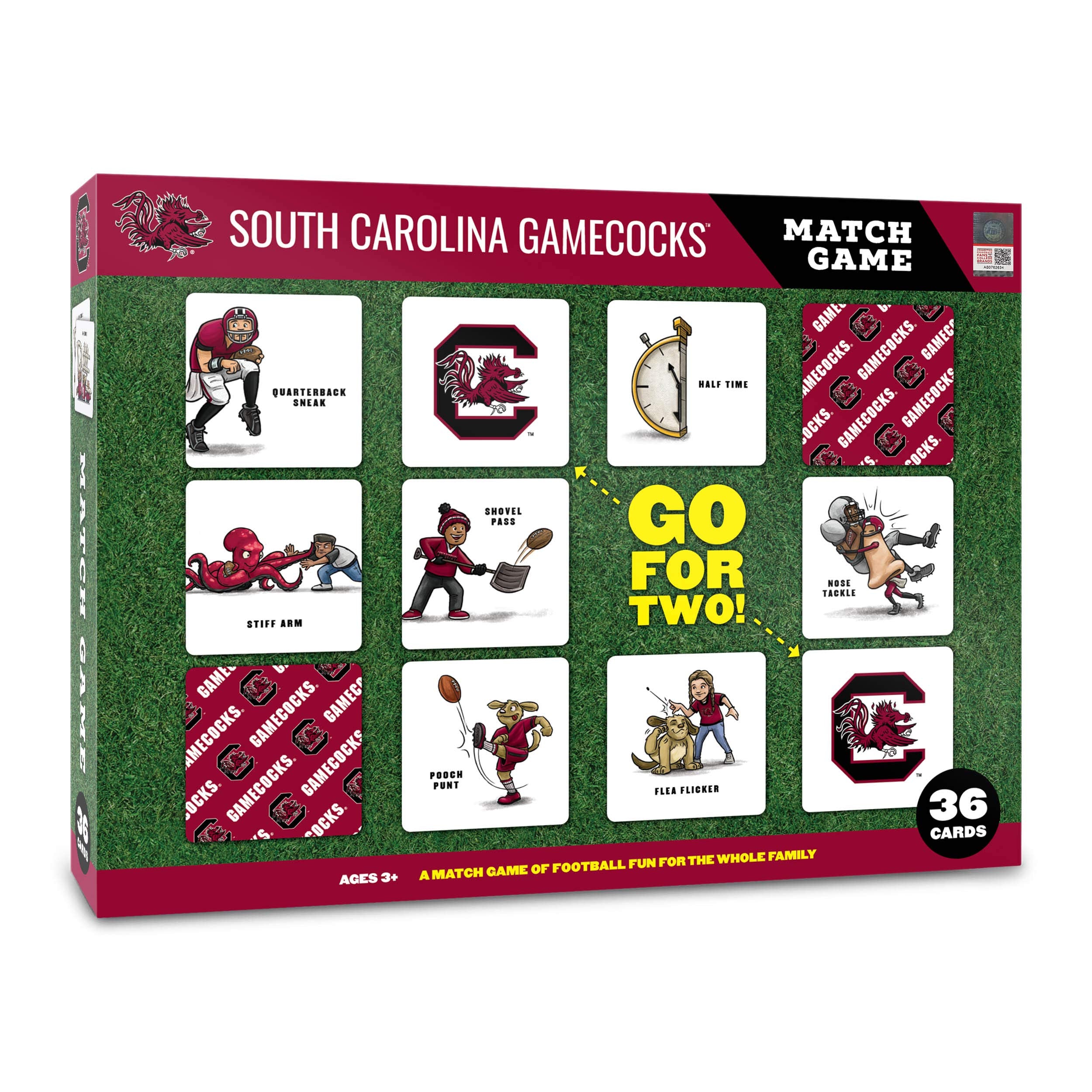 YouTheFan NCAA South Carolina Gamecocks Licensed Memory Match Game - Sports Collectibles, Sports Memorabilia, Sports Fan Shop, Sports Gifts