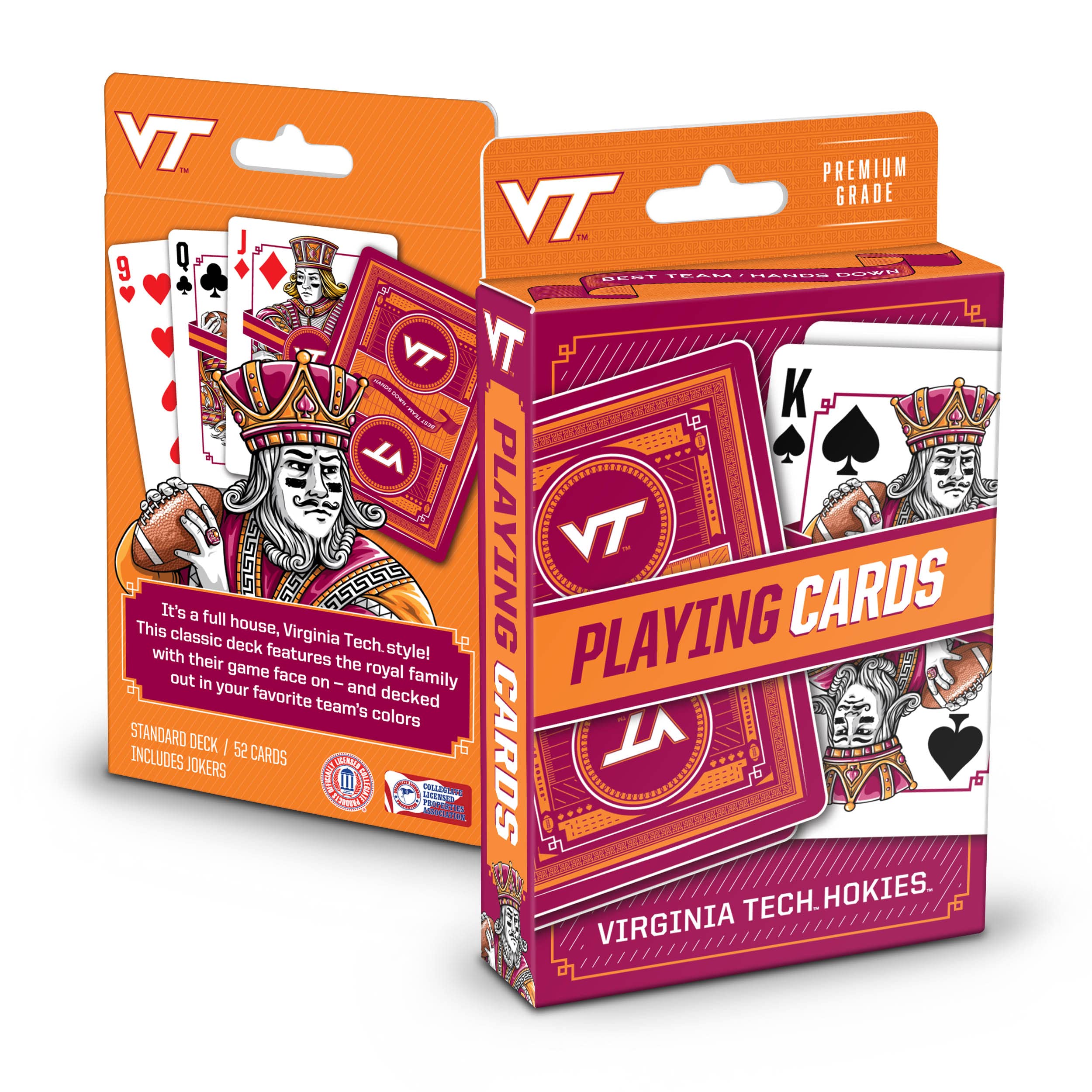 YouTheFan NCAA Virginia Tech Hokies Classic Series Playing Cards - Sports Collectibles, Sports Memorabilia, Sports Fan Shop, Sports Gifts