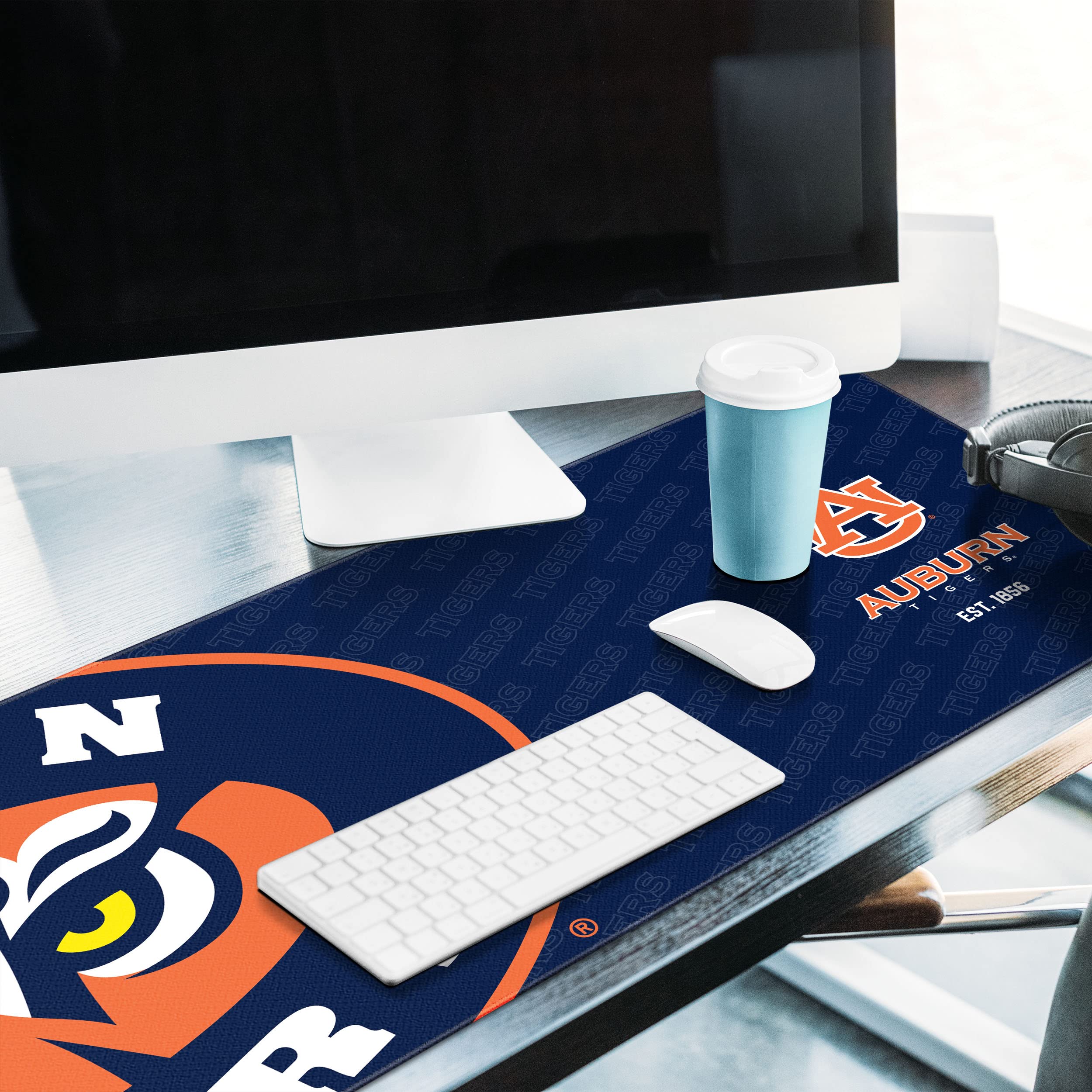 YouTheFan NCAA Auburn Tigers Logo Series Desk Pad - Sports Collectibles, Sports Memorabilia, Sports Fan Shop, Sports Gifts