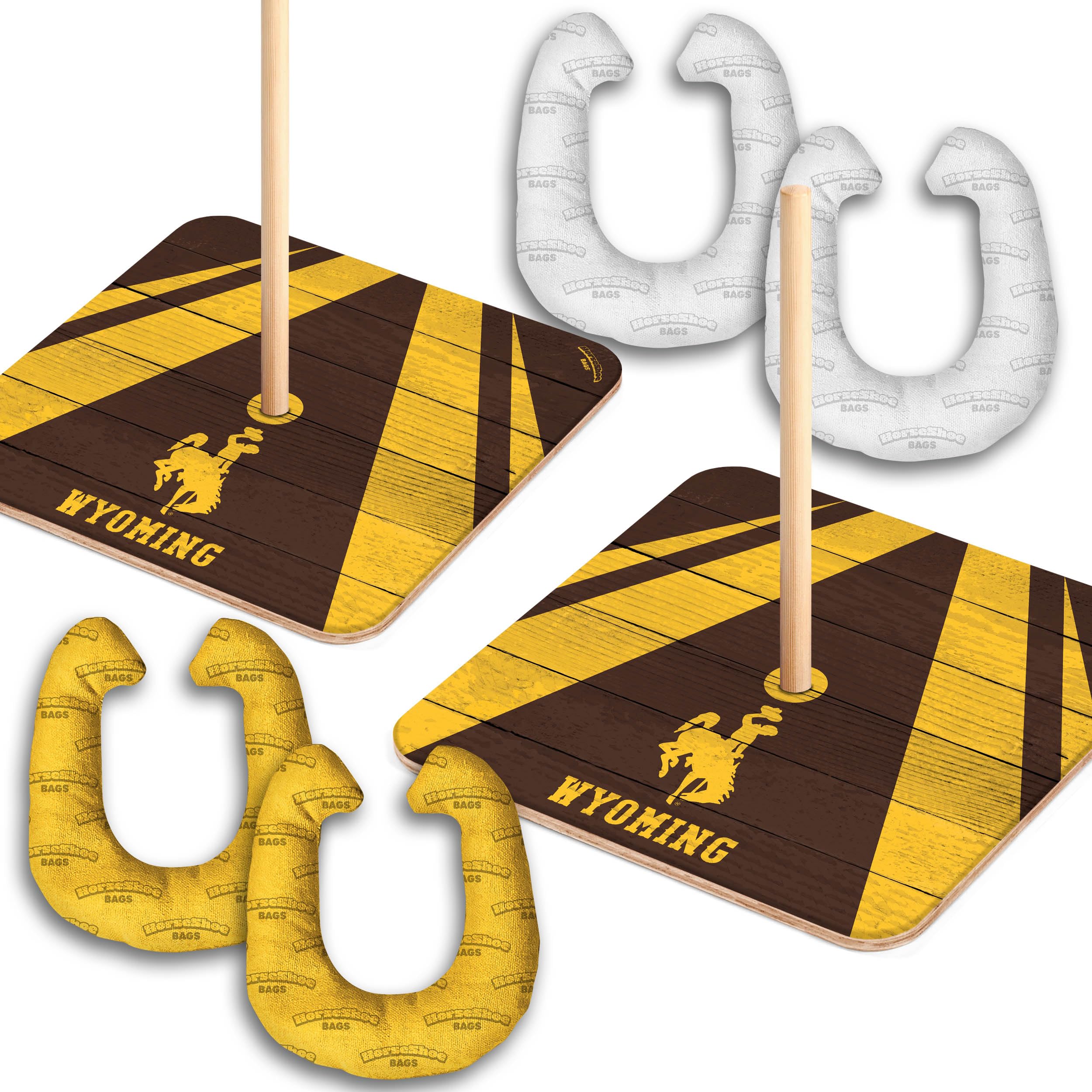 YouTheFan NCAA Wyoming Cowboys Horseshoe Bags - Sports Collectibles, Sports Memorabilia, Sports Fan Shop, Sports Gifts