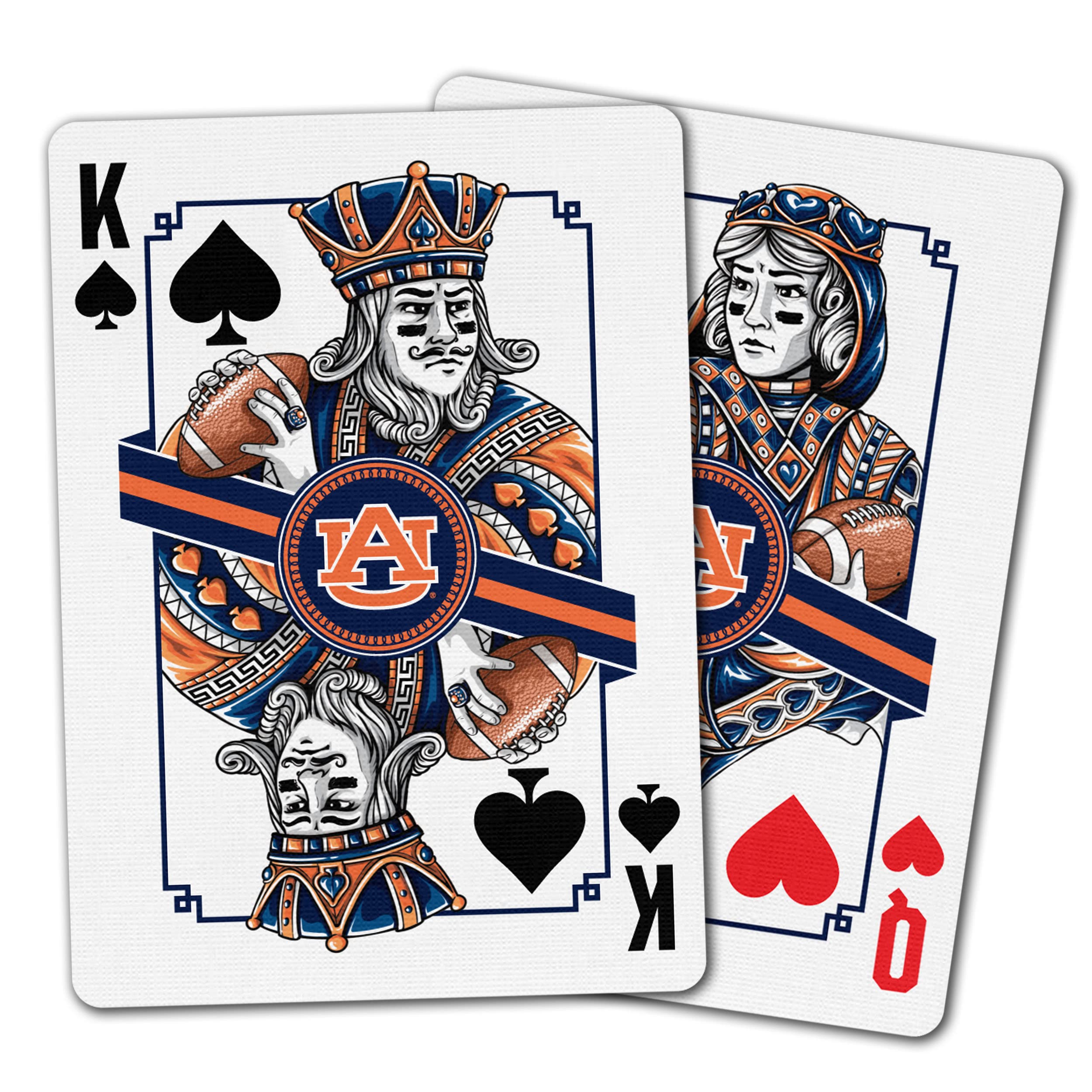 YouTheFan NCAA Auburn Tigers Classic Series Playing Cards - Sports Collectibles, Sports Memorabilia, Sports Fan Shop, Sports Gifts