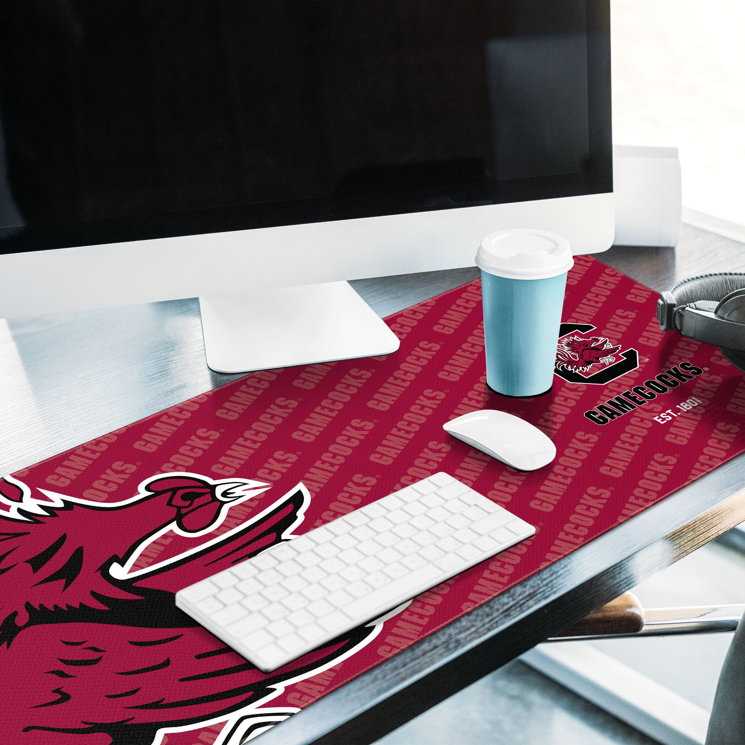 YouTheFan NCAA South Carolina Gamecocks Logo Series Desk Pad - Sports Collectibles, Sports Memorabilia, Sports Fan Shop, Sports Gifts