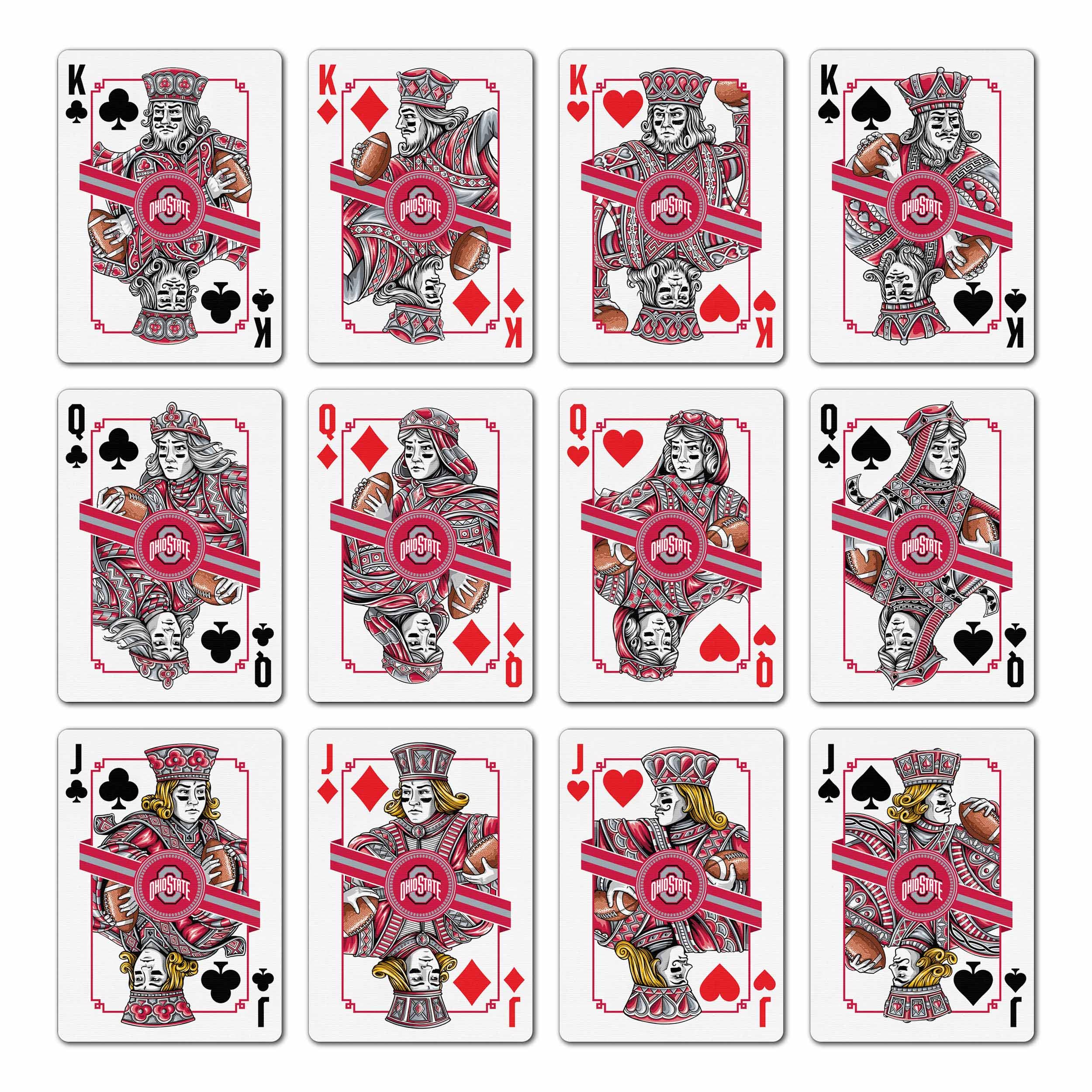 YouTheFan NCAA Ohio State Buckeyes Classic Series Playing Cards - Sports Collectibles, Sports Memorabilia, Sports Fan Shop, Sports Gifts