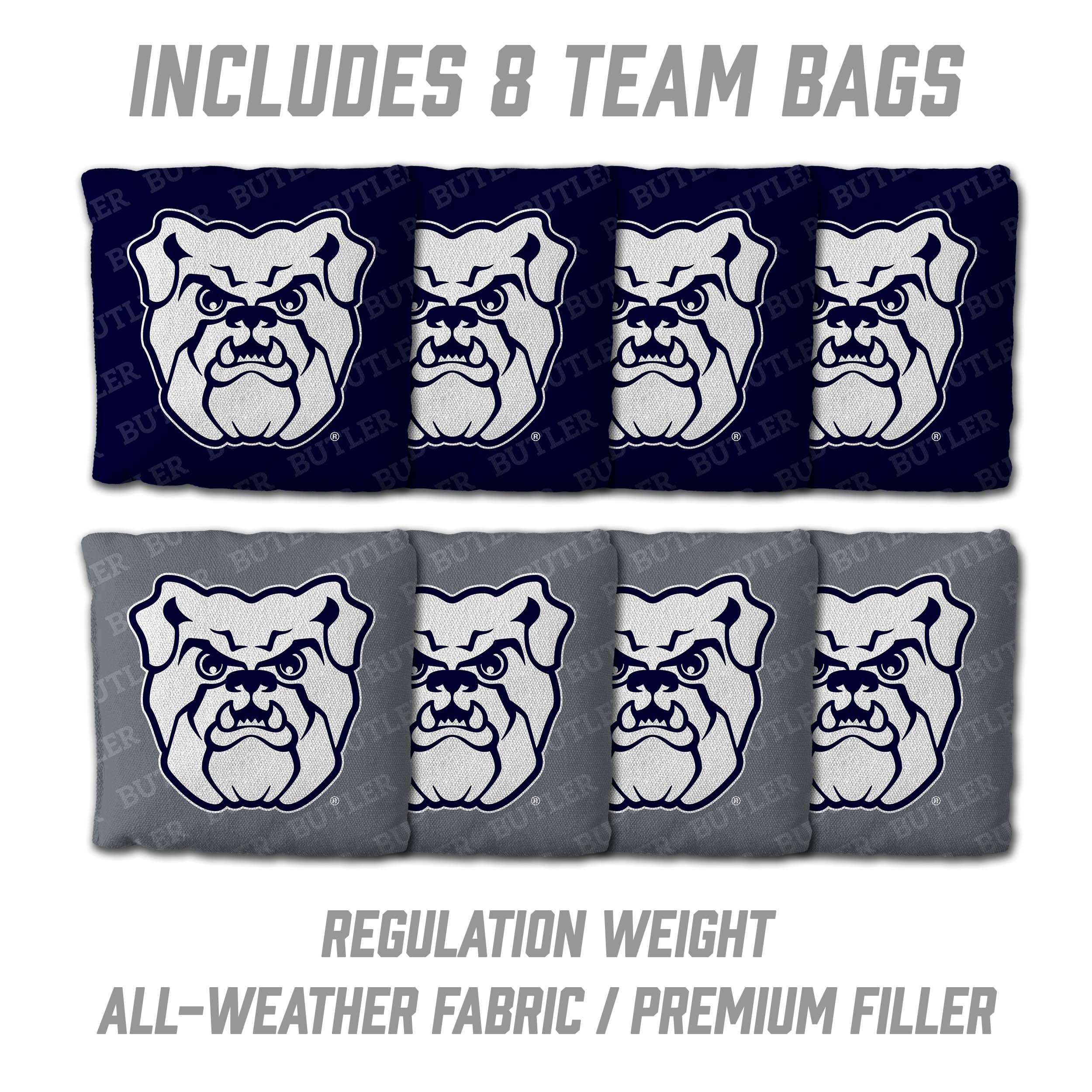 YouTheFan NCAA Butler Bulldogs 2’ x 3’ Wood Cornhole Game with Logo Bags - Sports Collectibles, Sports Memorabilia, Sports Fan Shop, Sports Gifts