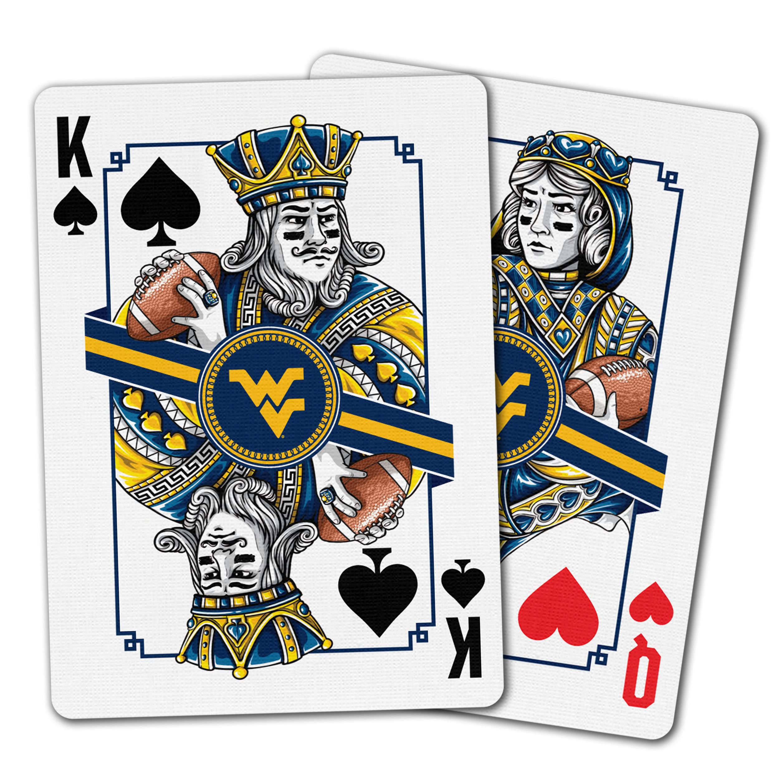 YouTheFan NCAA West Virginia Mountaineers Classic Series Playing Cards - Sports Collectibles, Sports Memorabilia, Sports Fan Shop, Sports Gifts