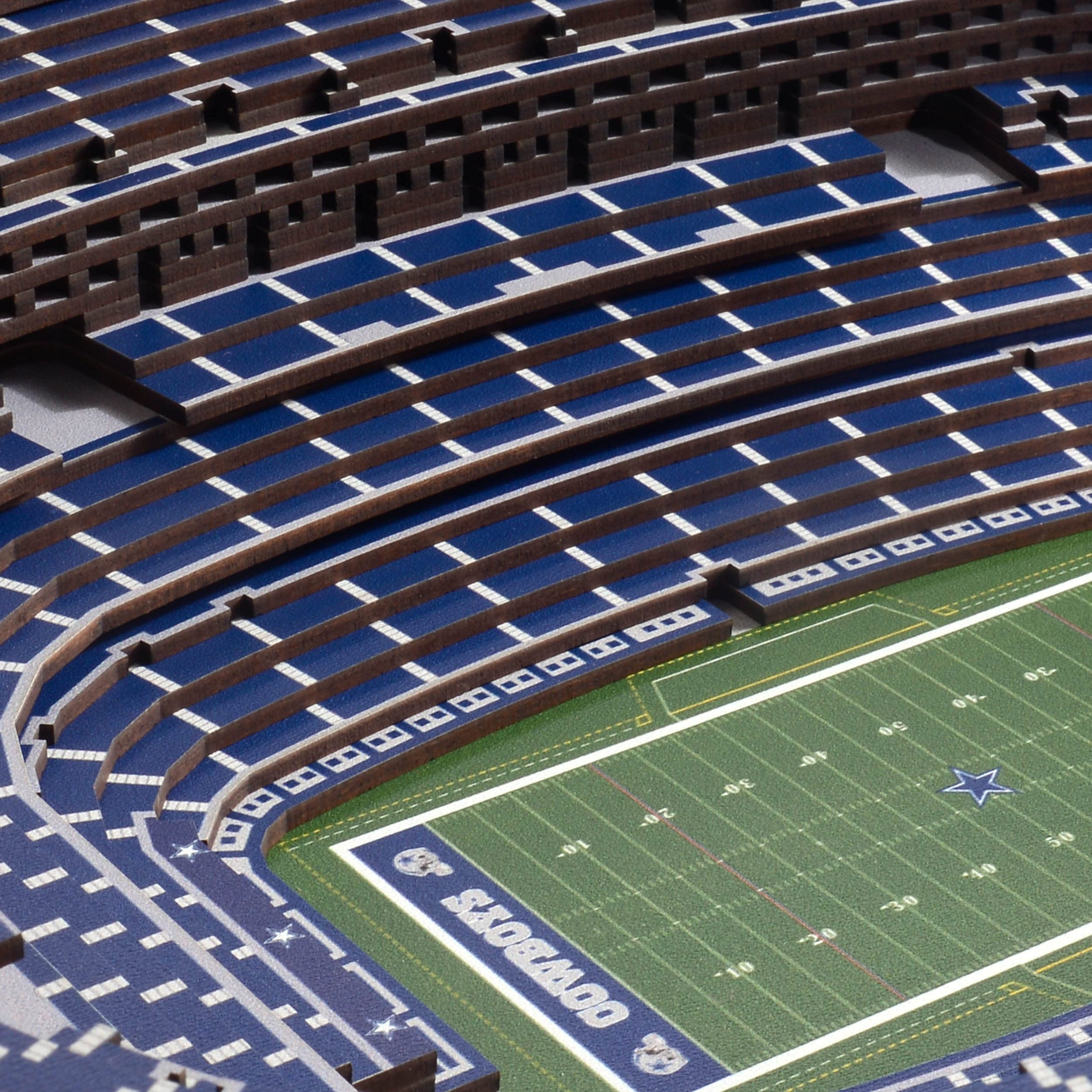 NFL Dallas Cowboys 25-Layer Stadiumviews 3D Wall Art - Sports Collectibles, Sports Memorabilia, Sports Fan Shop, Sports Gifts