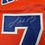 Framed Autographed/Signed Josh Hader 35x39 Houston Orange Baseball Jersey JSA COA