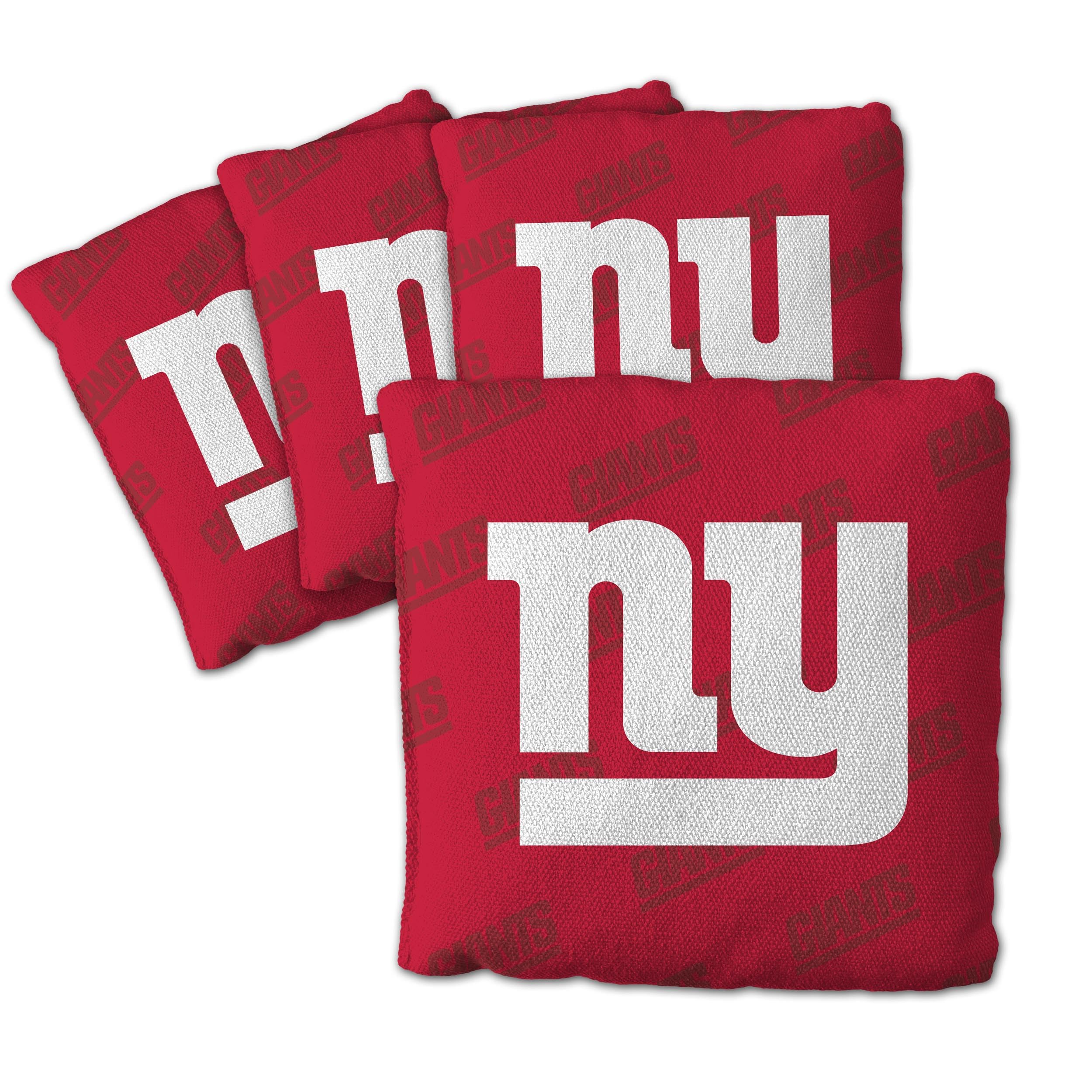 YouTheFan NFL New York Giants Cornhole Bags - 4PK - Red - Sports Collectibles, Sports Memorabilia, Sports Fan Shop, Sports Gifts