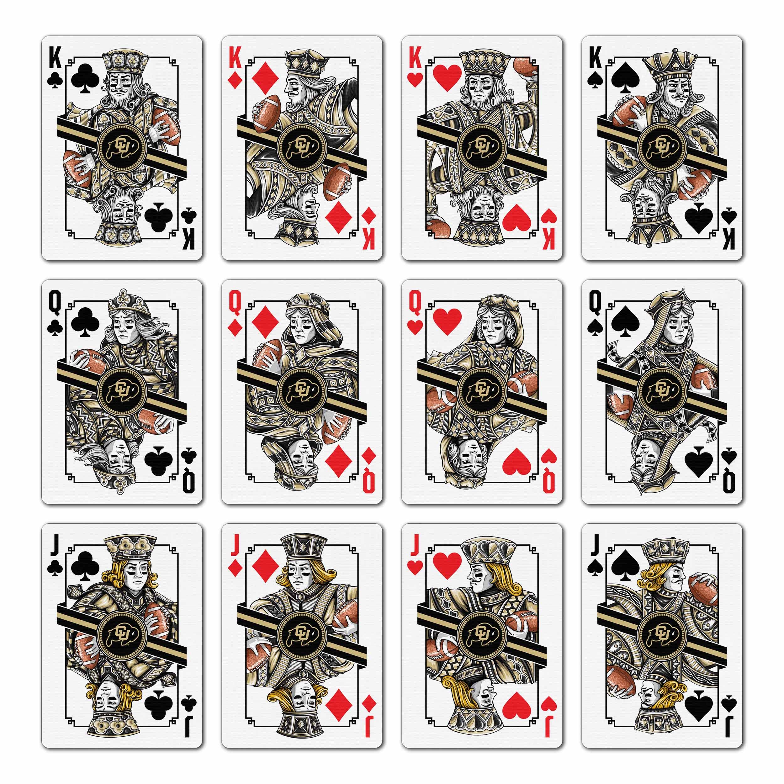 YouTheFan NCAA Colorado Buffaloes Classic Series Playing Cards - Sports Collectibles, Sports Memorabilia, Sports Fan Shop, Sports Gifts