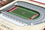 YouTheFan NCAA Washington State Cougars 3D StadiumView Picture Frame - Martin Stadium - Sports Collectibles, Sports Memorabilia, Sports Fan Shop, Sports Gifts