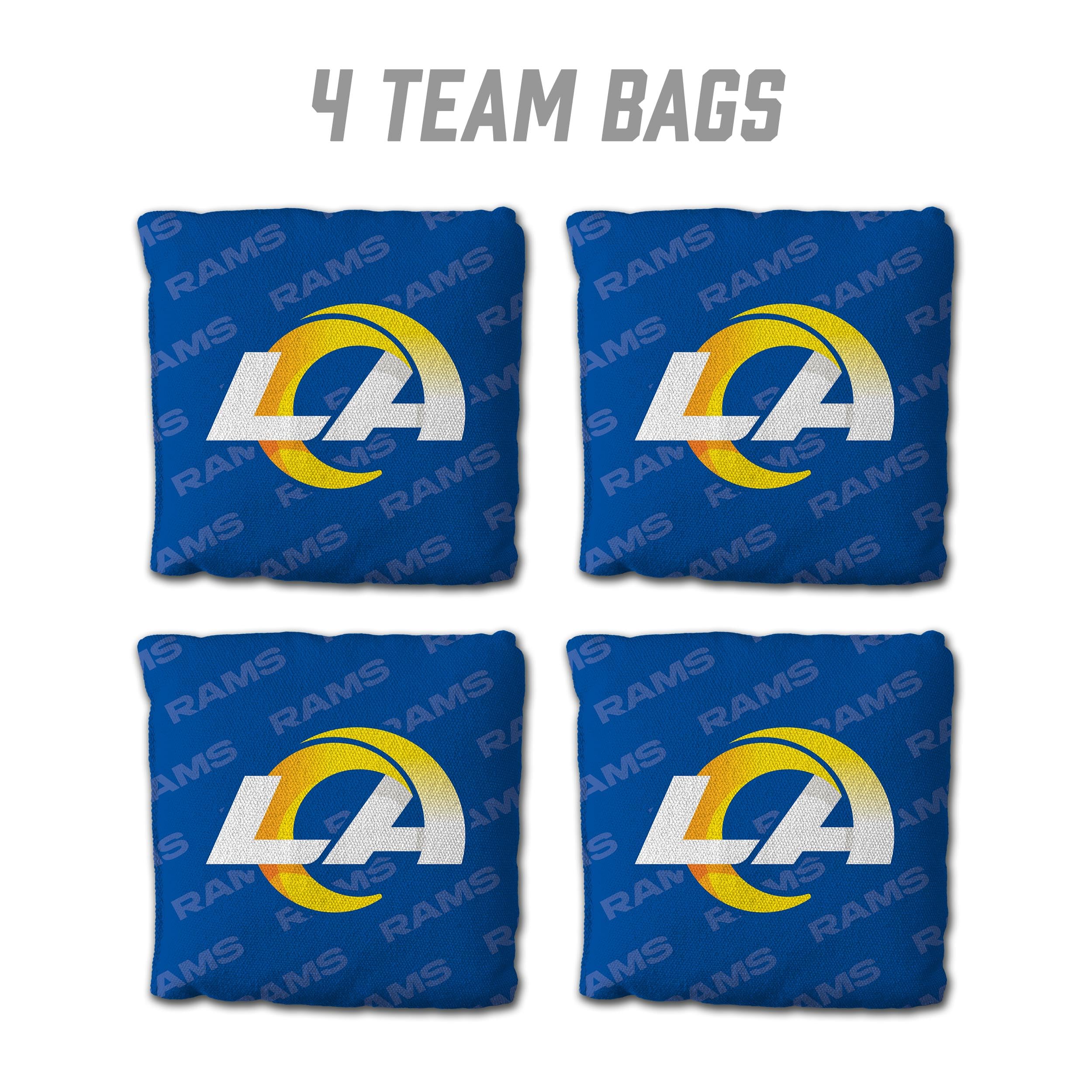 YouTheFan NFL Los Angeles Rams Cornhole Bags - 4PK - Blue - Sports Collectibles, Sports Memorabilia, Sports Fan Shop, Sports Gifts
