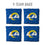 YouTheFan NFL Los Angeles Rams Cornhole Bags - 4PK - Blue - Sports Collectibles, Sports Memorabilia, Sports Fan Shop, Sports Gifts