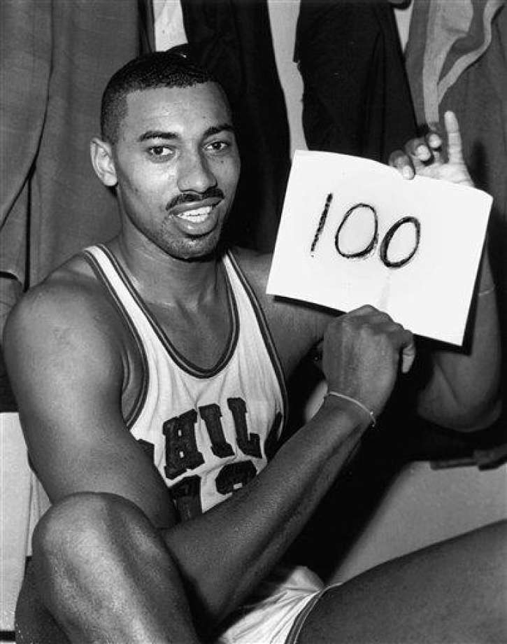 Wilt Chamberlain 100 Point Game Photo - Sports Collectibles, Sports Memorabilia, Sports Fan Shop, Sports Gifts