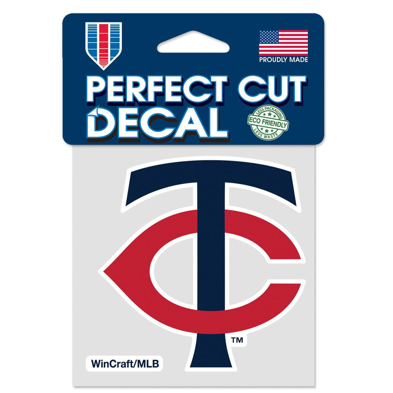 Minnesota Twins Decal 4x4 Perfect Cut Color - Sports Collectibles, Sports Memorabilia, Sports Fan Shop, Sports Gifts