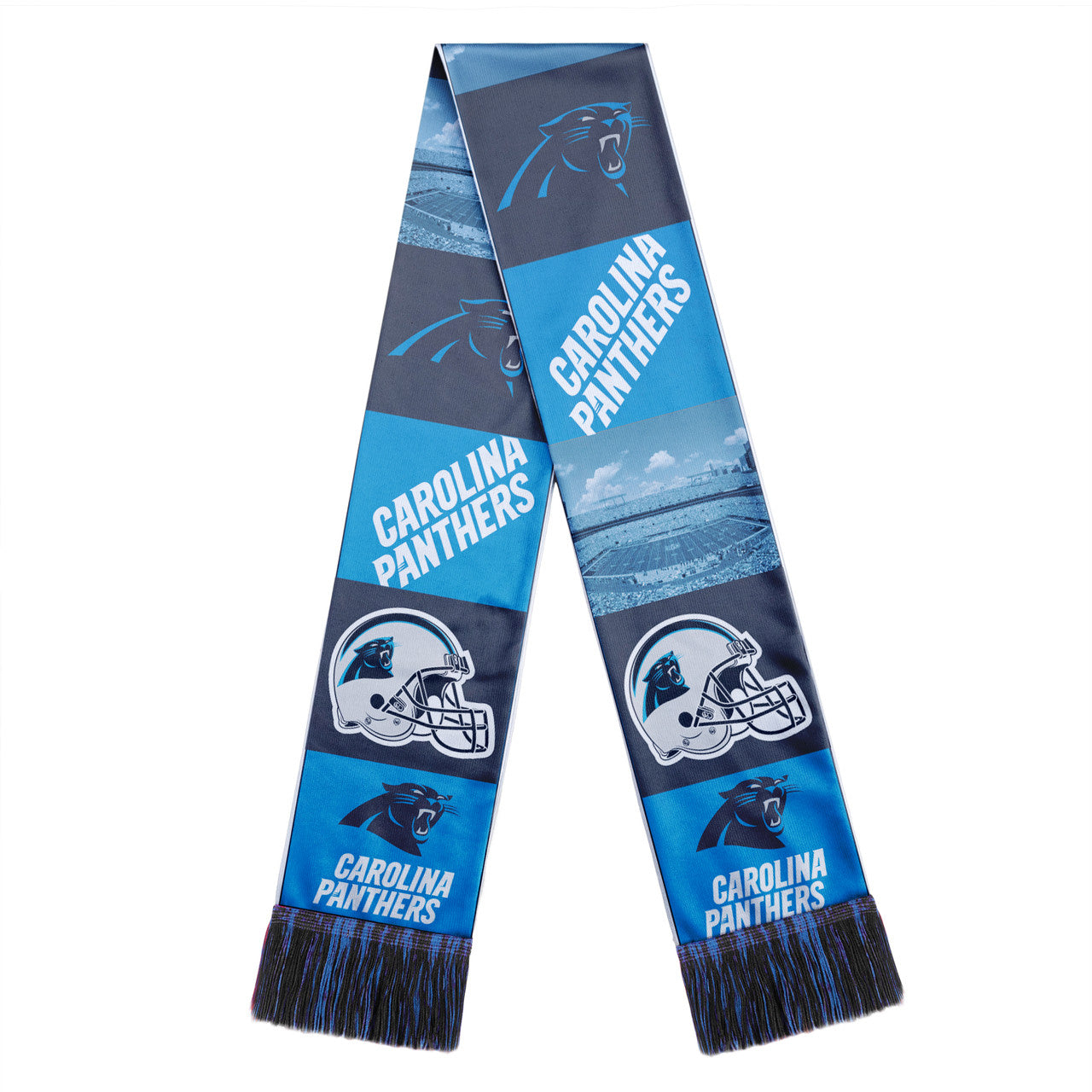 Carolina Panthers Scarf Printed Bar Design - Sports Collectibles, Sports Memorabilia, Sports Fan Shop, Sports Gifts