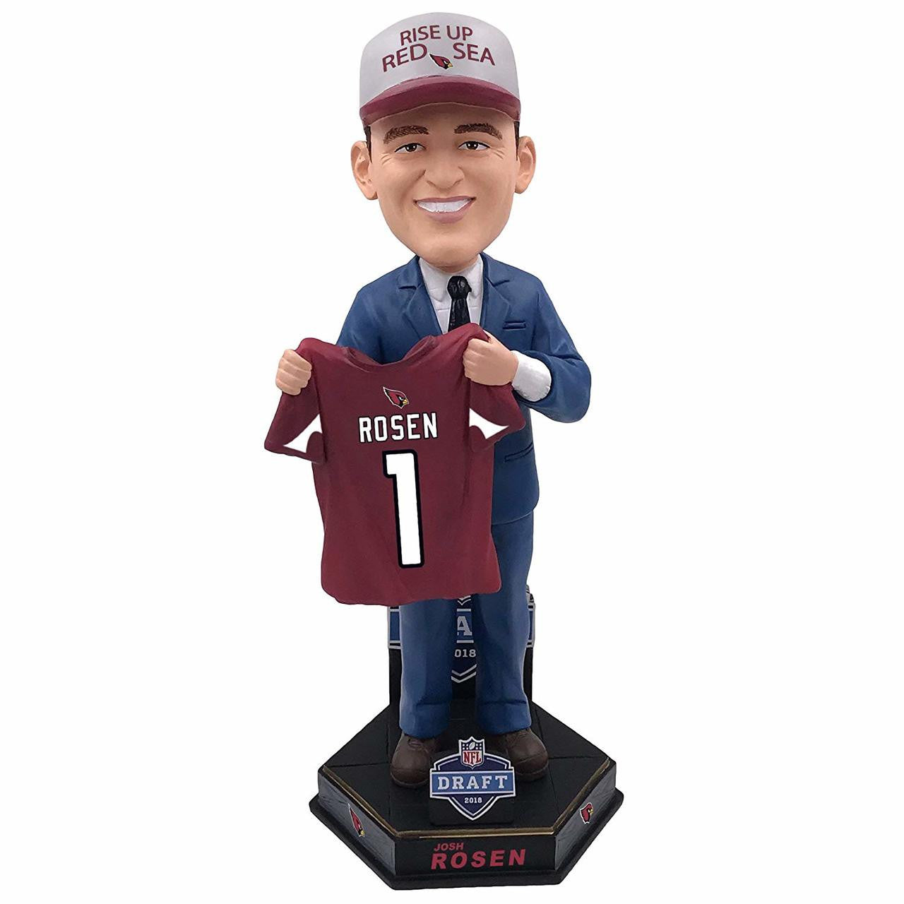 Arizona Cardinals Josh Rosen Bobble 2018 NFL Draft Pick #10 - Sports Collectibles, Sports Memorabilia, Sports Fan Shop, Sports Gifts