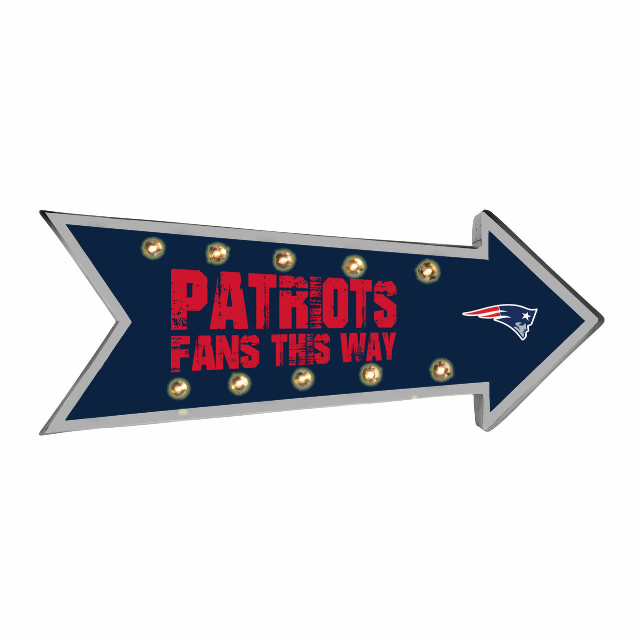 New England Patriots Sign Running Light Marquee - Sports Collectibles, Sports Memorabilia, Sports Fan Shop, Sports Gifts