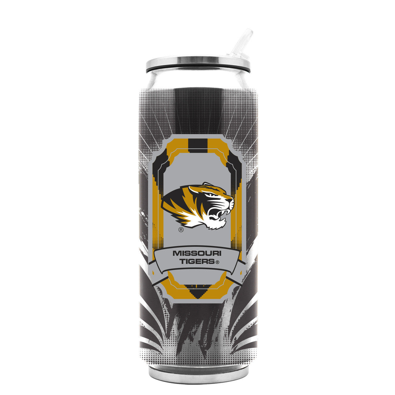 Univ Of Missouri Ss Thermocan - Large (16.9 Oz) - Special Order - Sports Collectibles, Sports Memorabilia, Sports Fan Shop, Sports Gifts