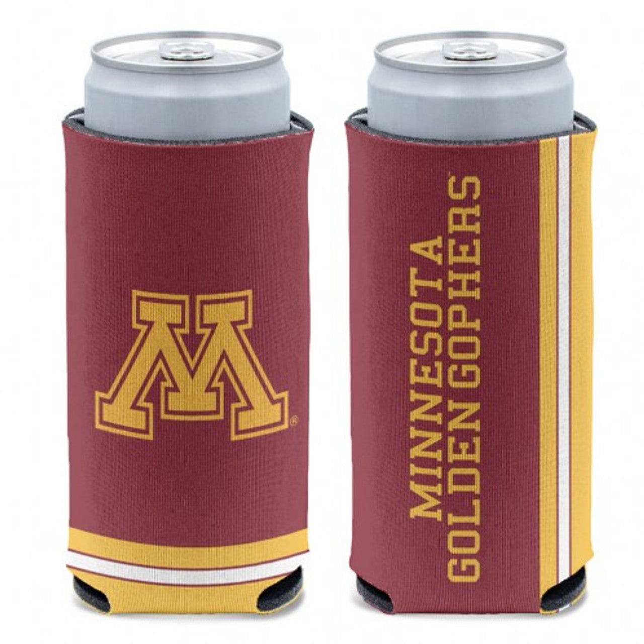Minnesota Golden Gophers Can Cooler Slim Can Design - Sports Collectibles, Sports Memorabilia, Sports Fan Shop, Sports Gifts