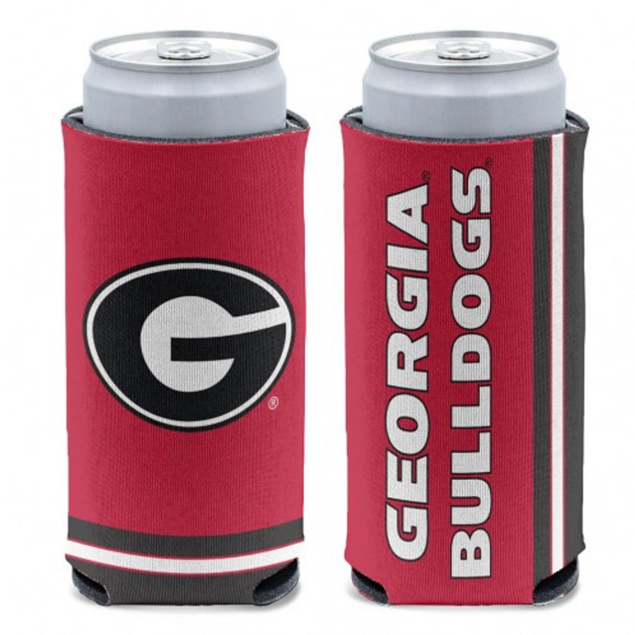 Georgia Bulldogs Can Cooler Slim Can Design - Sports Collectibles, Sports Memorabilia, Sports Fan Shop, Sports Gifts