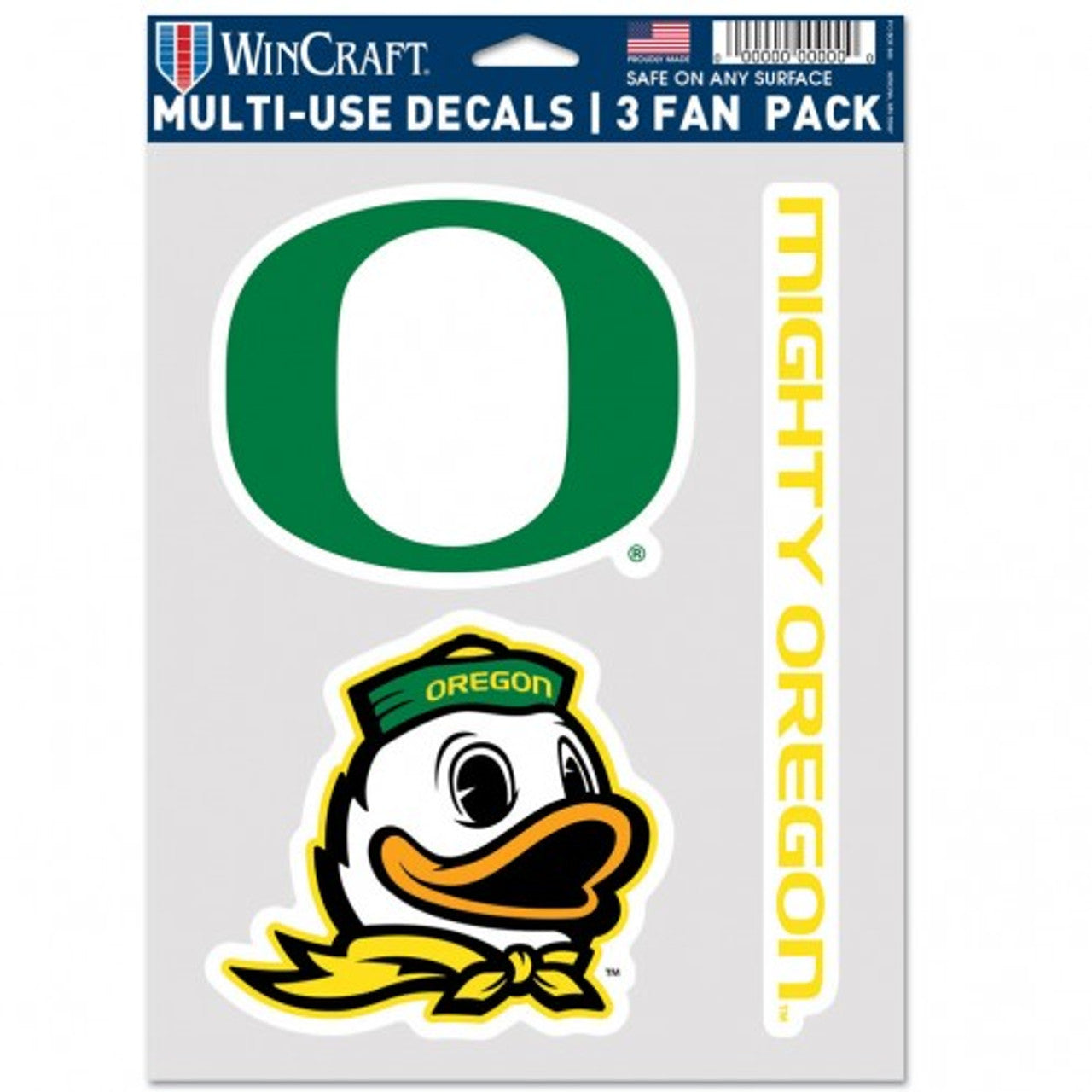 Oregon Ducks Decal Multi Use Fan 3 Pack Special Order - Sports Collectibles, Sports Memorabilia, Sports Fan Shop, Sports Gifts