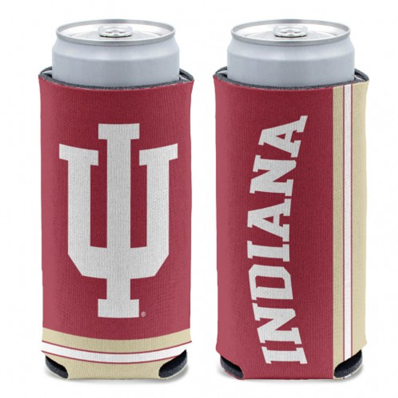 Indiana Hoosiers Can Cooler Slim Can Design - Sports Collectibles, Sports Memorabilia, Sports Fan Shop, Sports Gifts