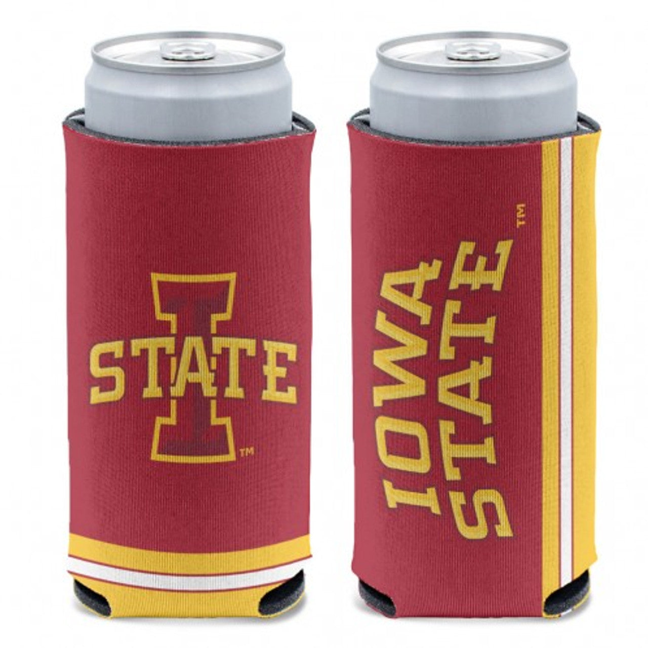 Iowa State Cyclones Can Cooler Slim Can Design - Sports Collectibles, Sports Memorabilia, Sports Fan Shop, Sports Gifts