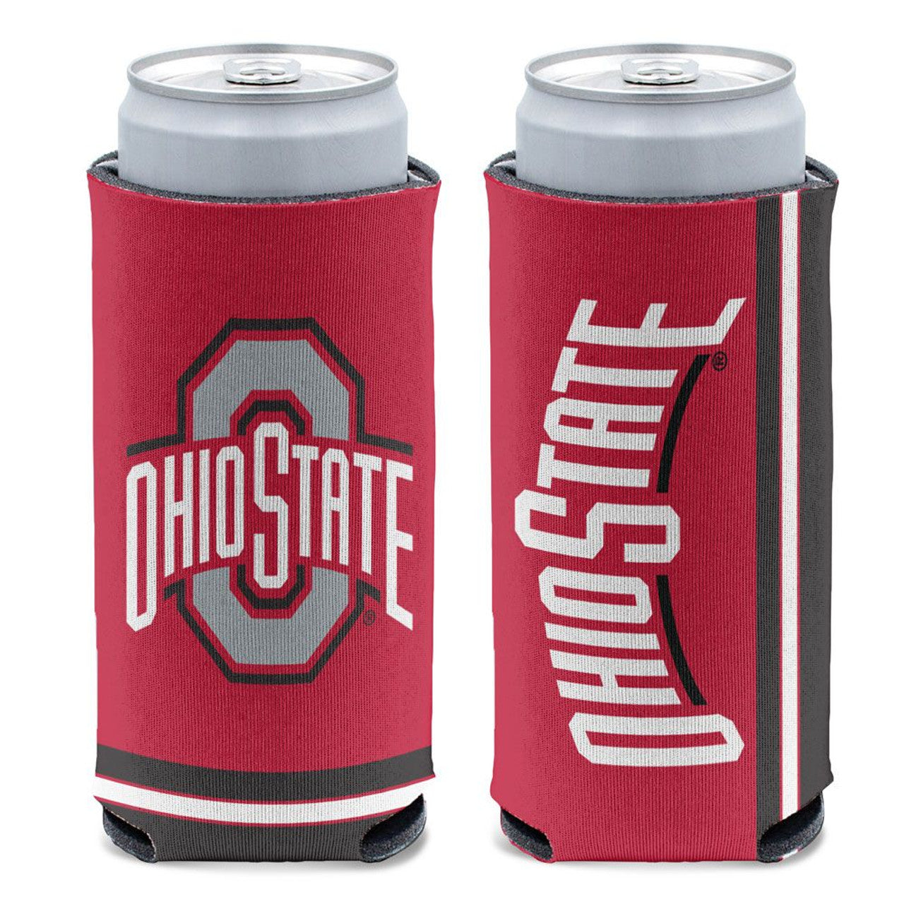 Ohio State Buckeyes Can Cooler Slim Can Design - Sports Collectibles, Sports Memorabilia, Sports Fan Shop, Sports Gifts