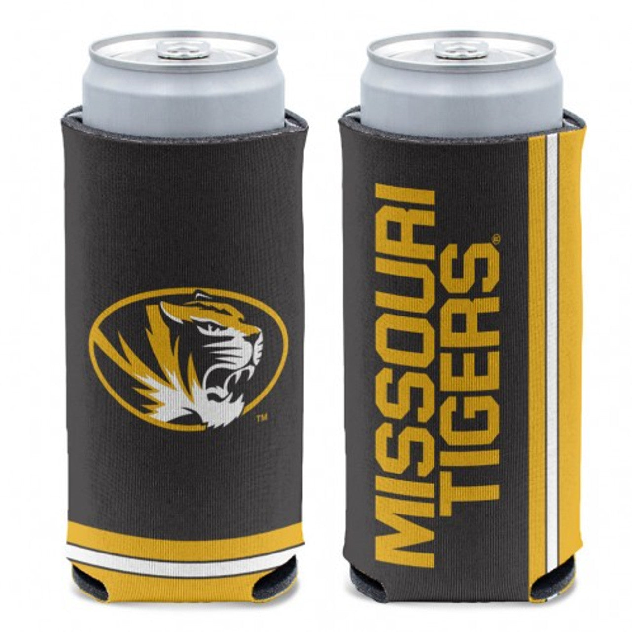 Missouri Tigers Can Cooler Slim Can Design - Sports Collectibles, Sports Memorabilia, Sports Fan Shop, Sports Gifts