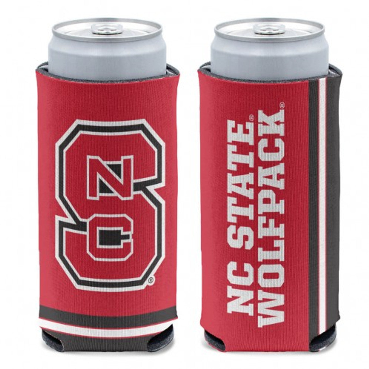 North Carolina State Wolfpack Can Cooler Slim Can Design - Sports Collectibles, Sports Memorabilia, Sports Fan Shop, Sports Gifts