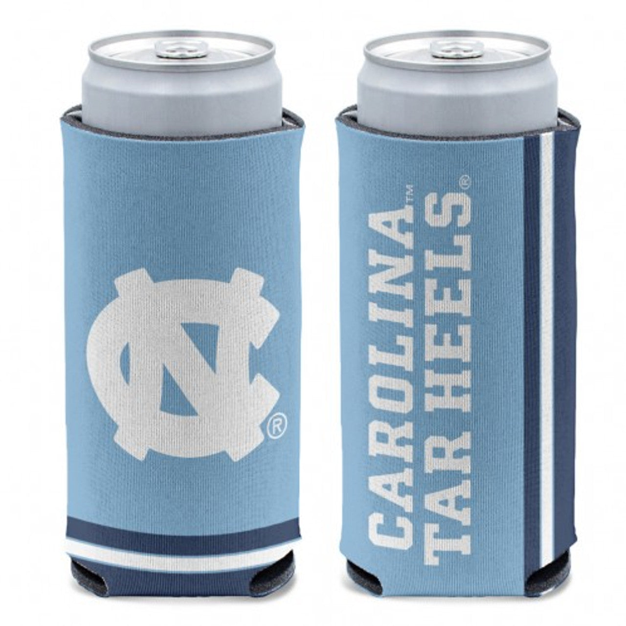North Carolina Tar Heels Can Cooler Slim Can Design - Sports Collectibles, Sports Memorabilia, Sports Fan Shop, Sports Gifts