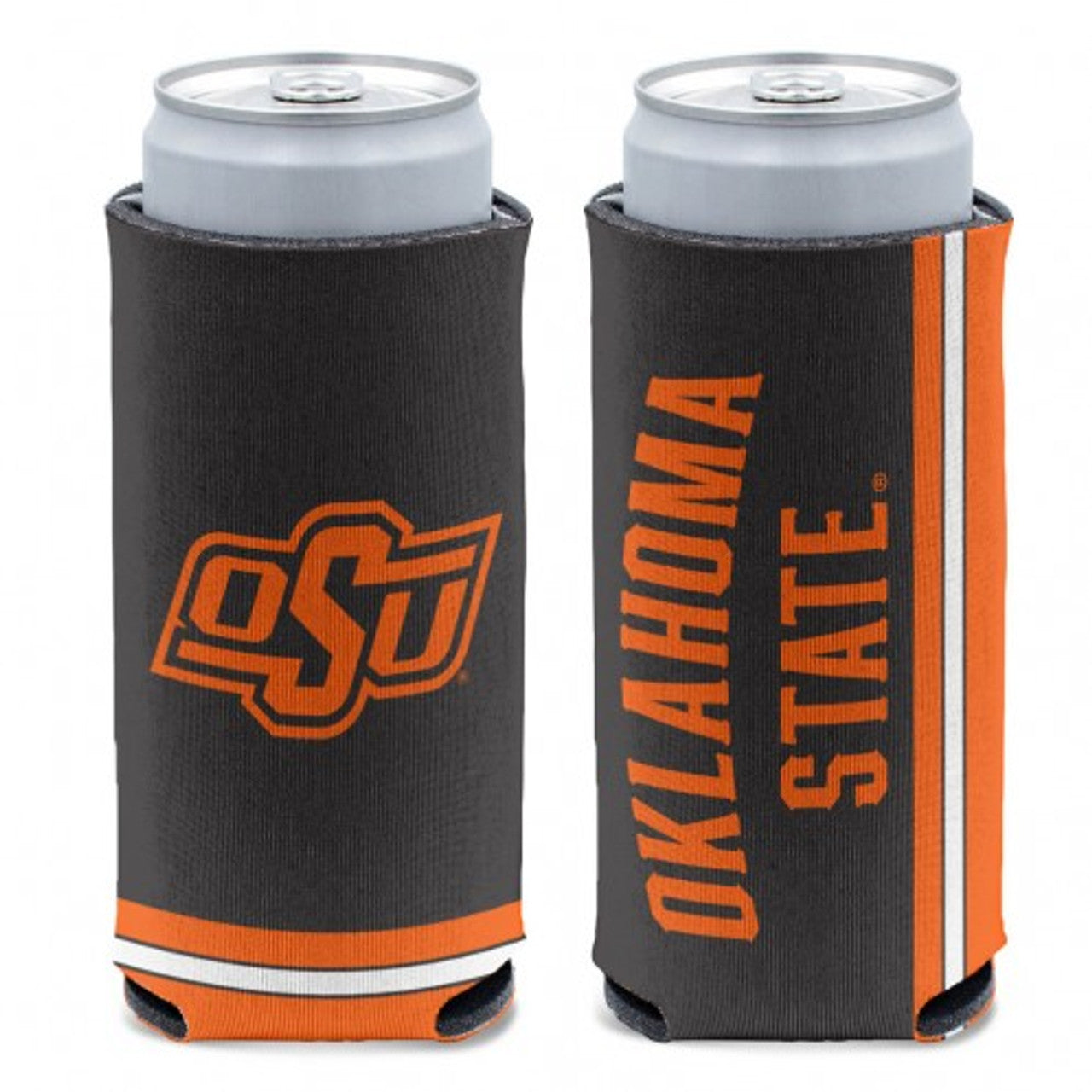 Oklahoma State Cowboys Can Cooler Slim Can Design - Sports Collectibles, Sports Memorabilia, Sports Fan Shop, Sports Gifts