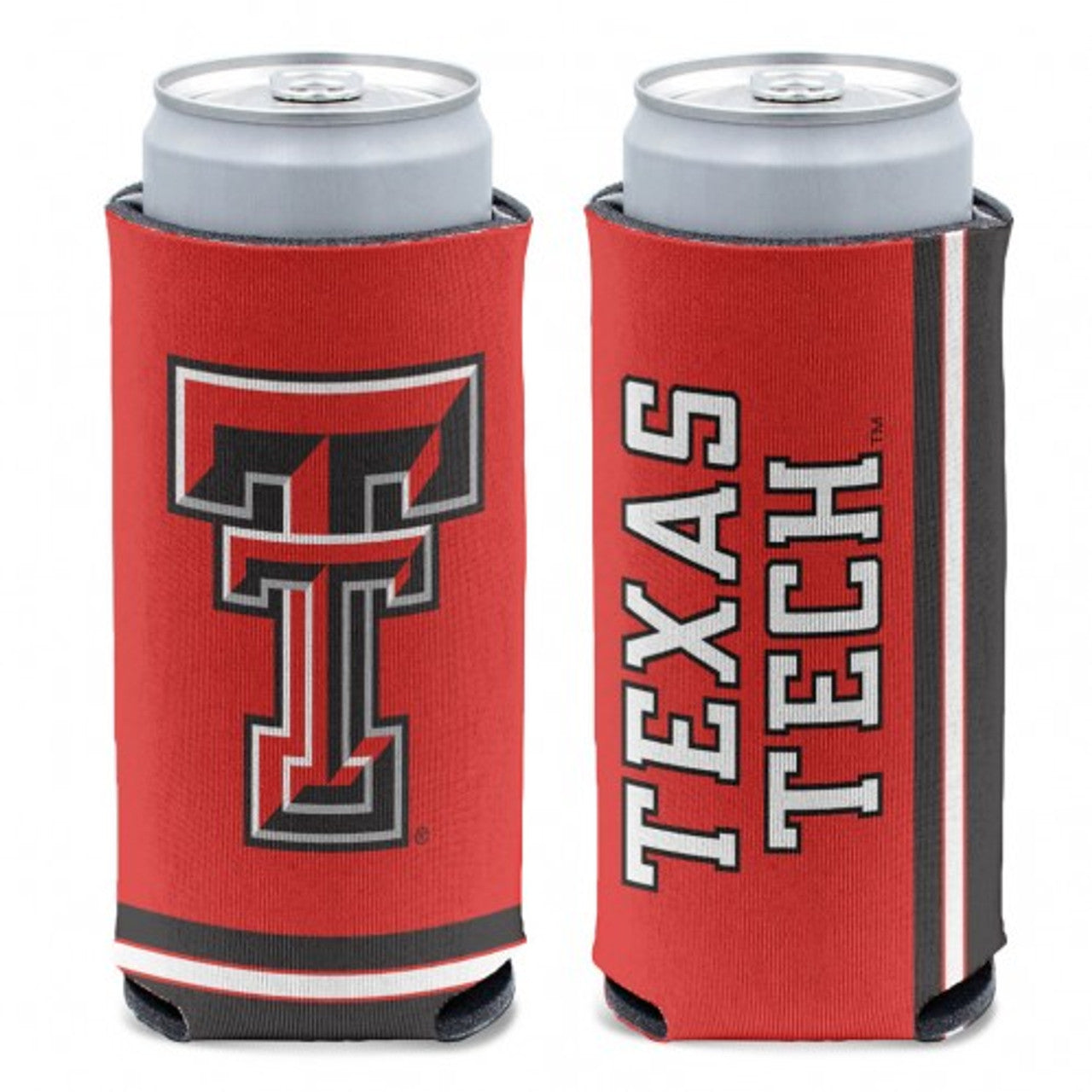 Texas Tech Red Raiders Can Cooler Slim Can Design - Sports Collectibles, Sports Memorabilia, Sports Fan Shop, Sports Gifts