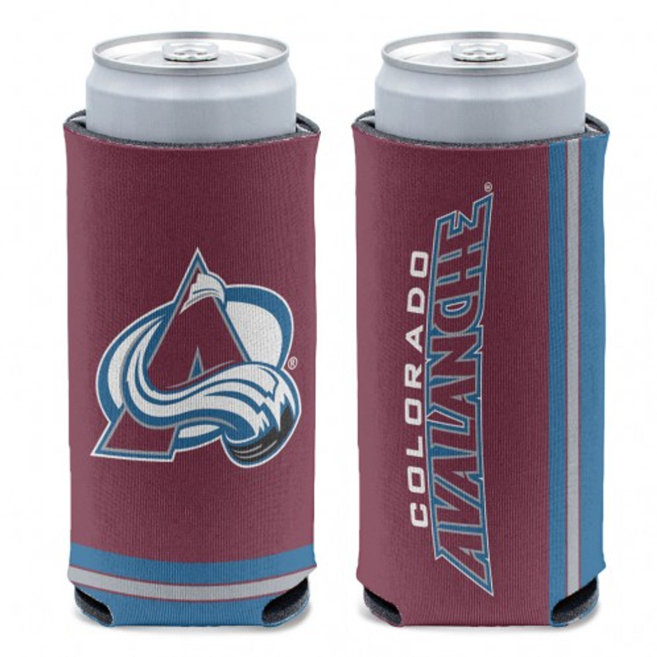 Colorado Avalanche Can Cooler Slim Can Design - Sports Collectibles, Sports Memorabilia, Sports Fan Shop, Sports Gifts