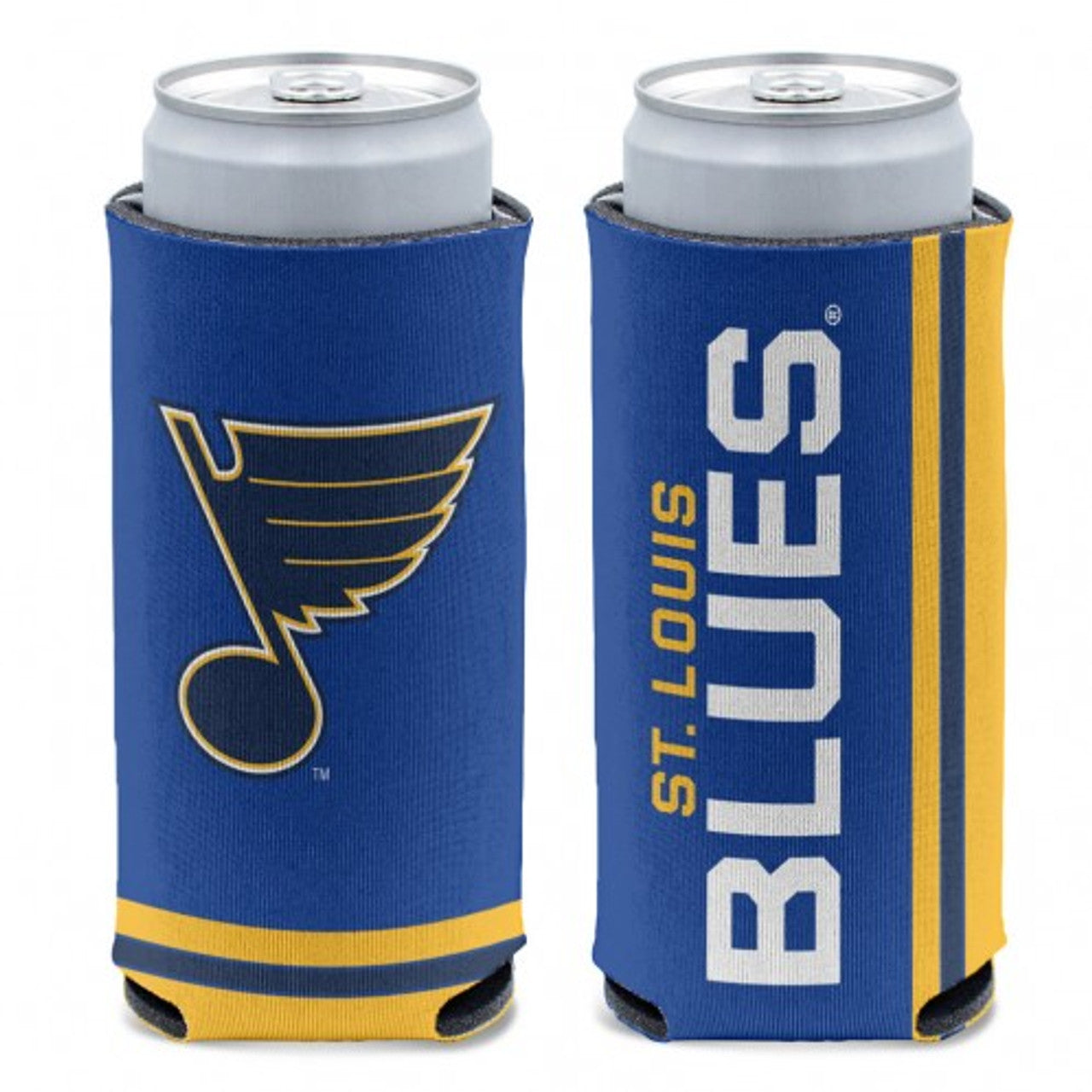 St. Louis Blues Can Cooler Slim Can Design Special Order - Sports Collectibles, Sports Memorabilia, Sports Fan Shop, Sports Gifts