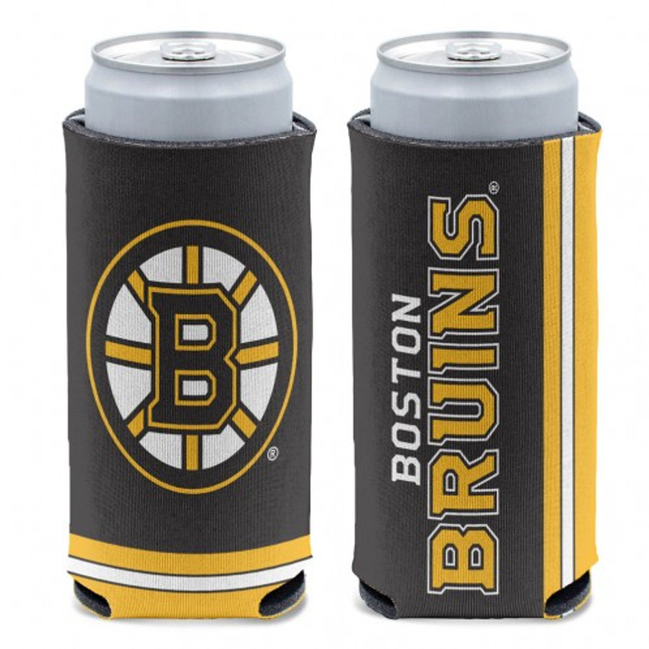 Boston Bruins Can Cooler Slim Can Design - Sports Collectibles, Sports Memorabilia, Sports Fan Shop, Sports Gifts