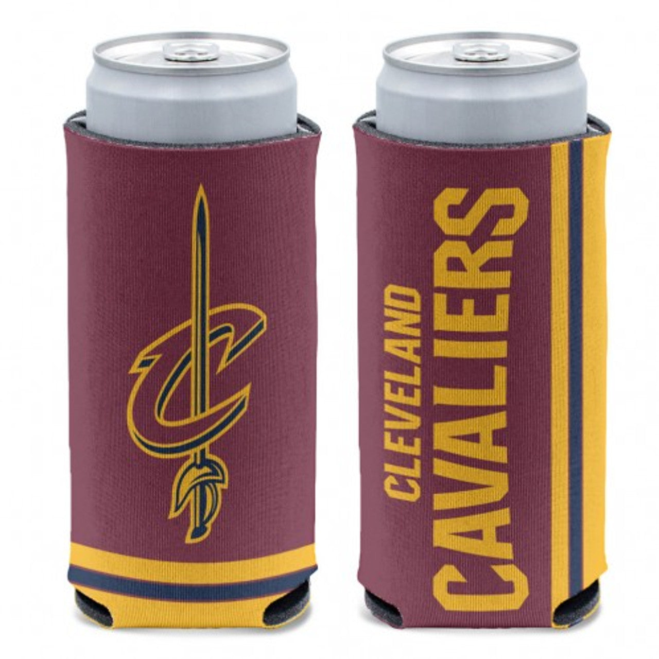 Cleveland Cavaliers Can Cooler Slim Can Design - Sports Collectibles, Sports Memorabilia, Sports Fan Shop, Sports Gifts