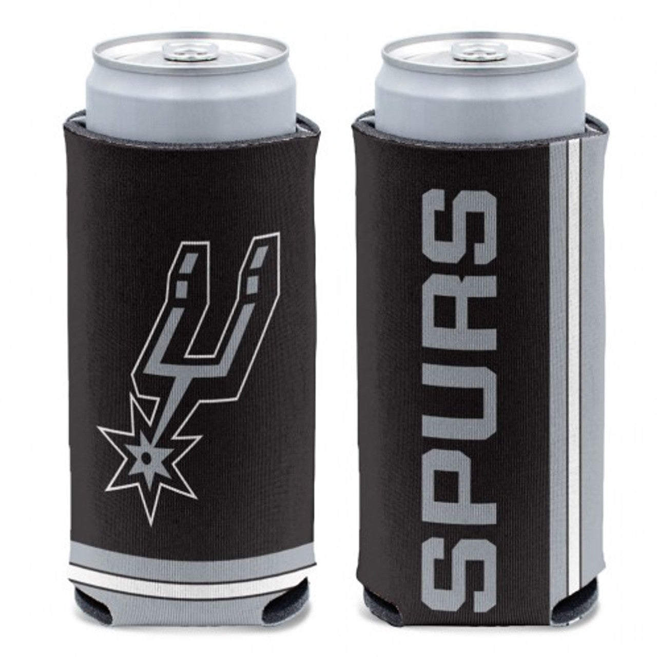 San Antonio Spurs Can Cooler Slim Can Design - Sports Collectibles, Sports Memorabilia, Sports Fan Shop, Sports Gifts