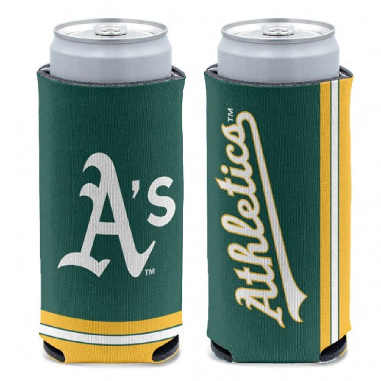Oakland Athletics Can Cooler Slim Can Design - Sports Collectibles, Sports Memorabilia, Sports Fan Shop, Sports Gifts